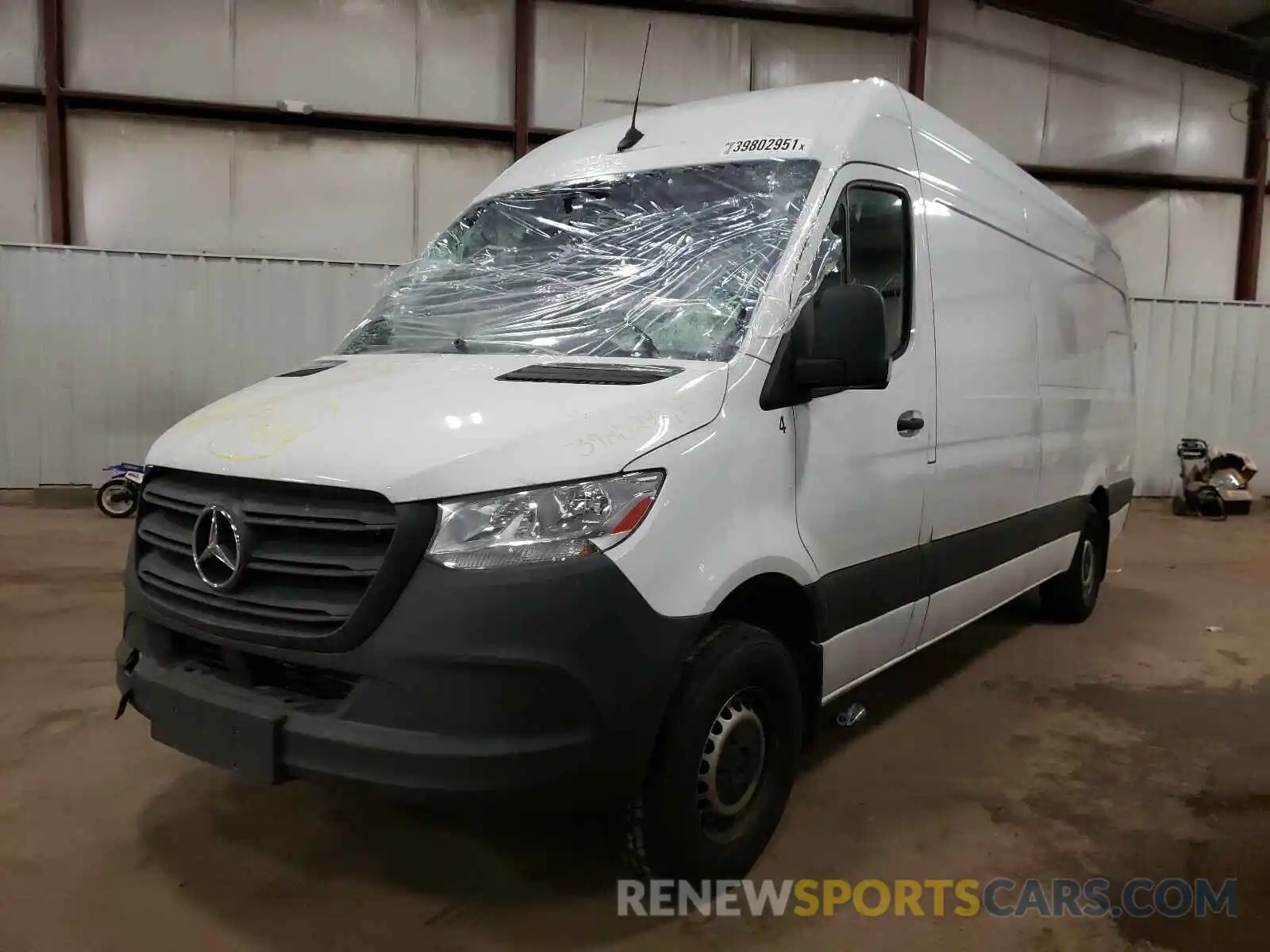 2 Photograph of a damaged car WD3PF1CD0KP026782 MERCEDES-BENZ SPRINTER 2019