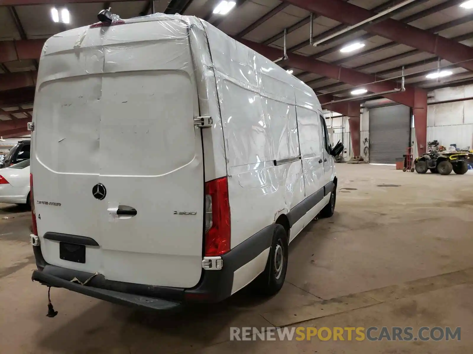 4 Photograph of a damaged car WD3PF1CD0KP026782 MERCEDES-BENZ SPRINTER 2019