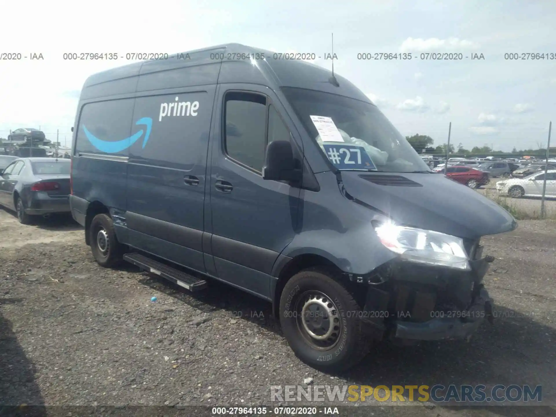 1 Photograph of a damaged car WD4PF0CD9KP104613 MERCEDES-BENZ SPRINTER 2019