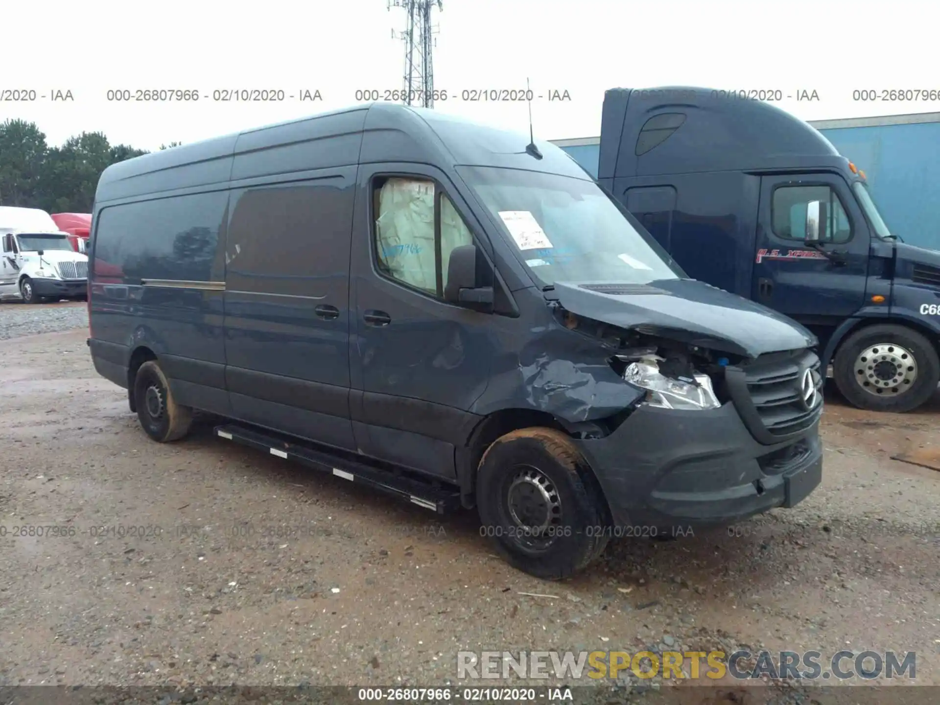 1 Photograph of a damaged car WD4PF1CD0KP136341 MERCEDES-BENZ SPRINTER 2019