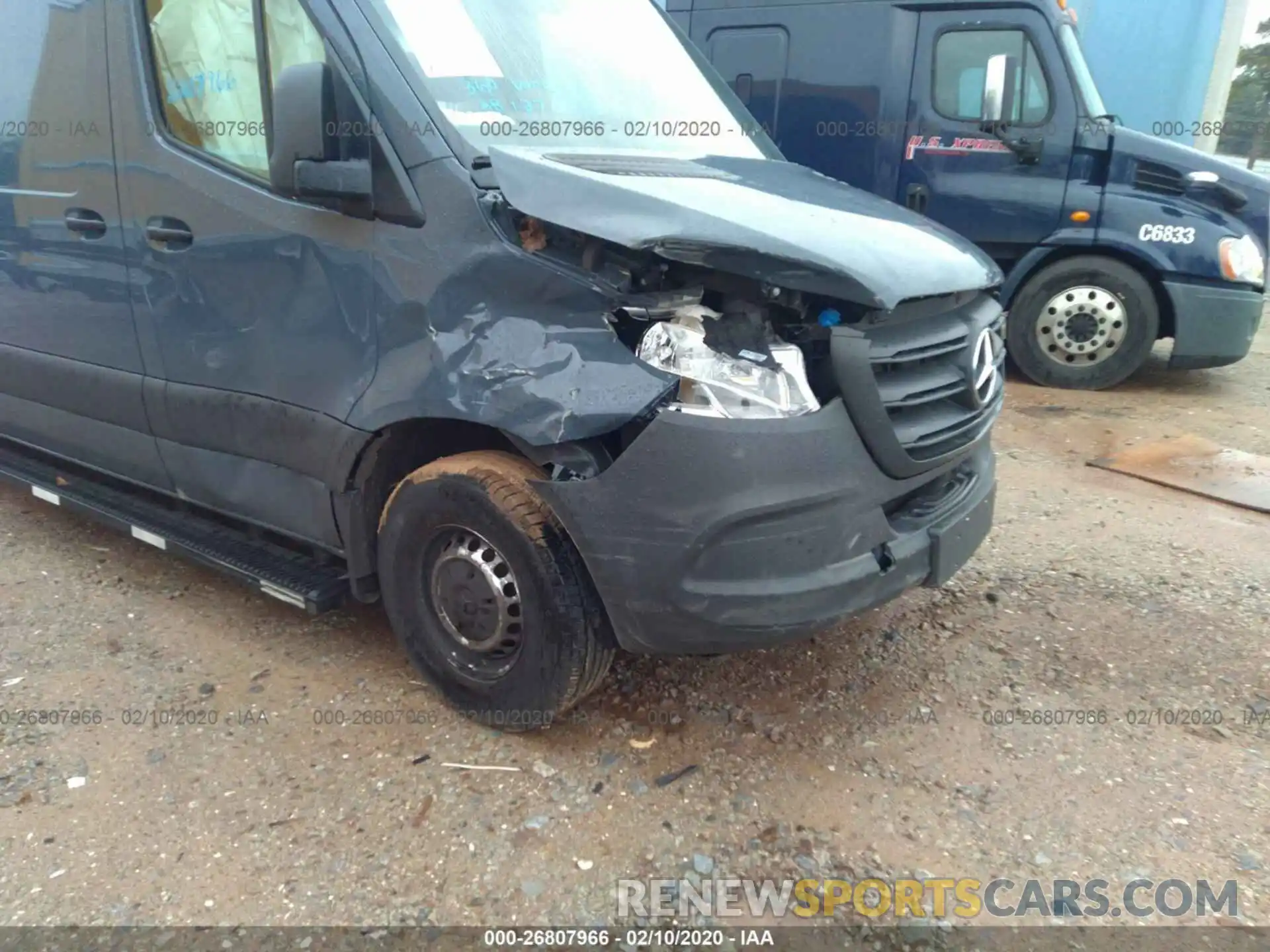 6 Photograph of a damaged car WD4PF1CD0KP136341 MERCEDES-BENZ SPRINTER 2019