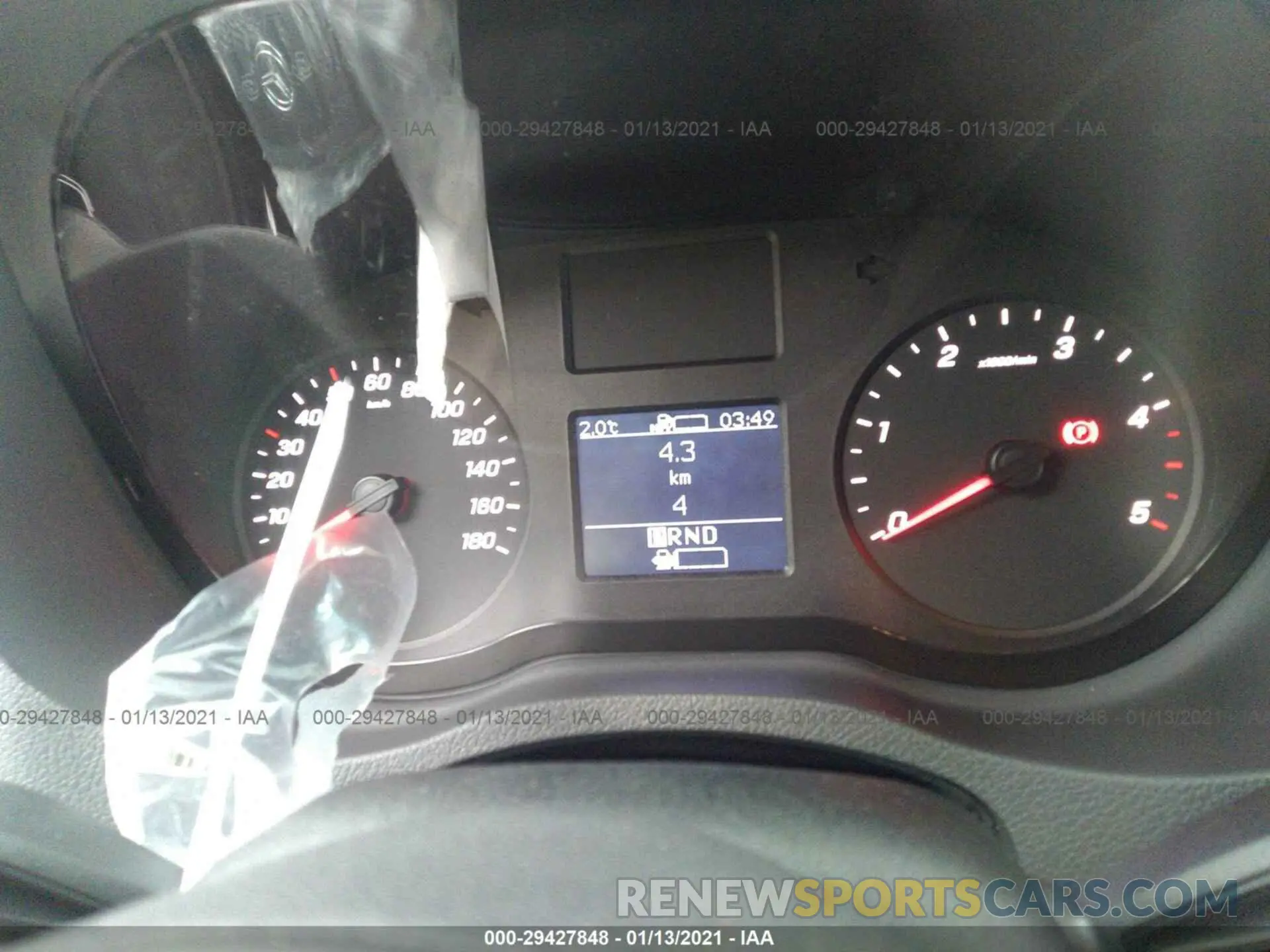 7 Photograph of a damaged car W1Y4EBHY3LT043187 MERCEDES-BENZ SPRINTER 2020