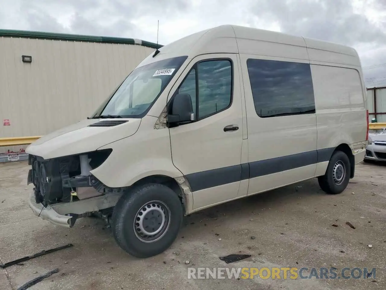 1 Photograph of a damaged car W1W4DBHY9MT076658 MERCEDES-BENZ SPRINTER 2021