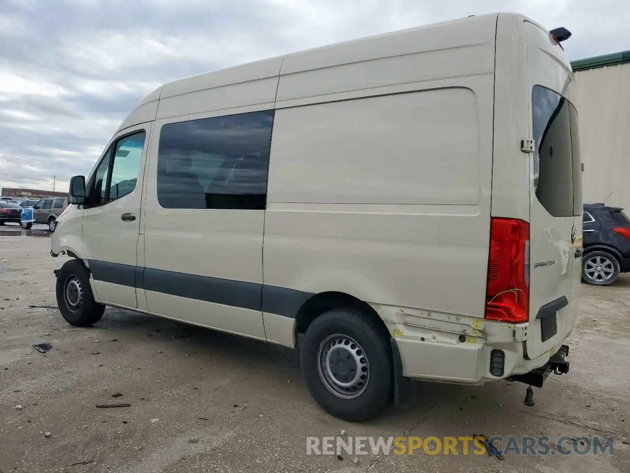 2 Photograph of a damaged car W1W4DBHY9MT076658 MERCEDES-BENZ SPRINTER 2021