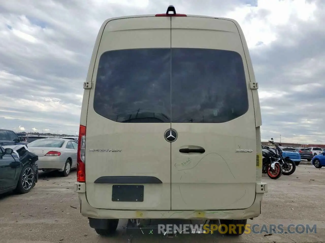 6 Photograph of a damaged car W1W4DBHY9MT076658 MERCEDES-BENZ SPRINTER 2021