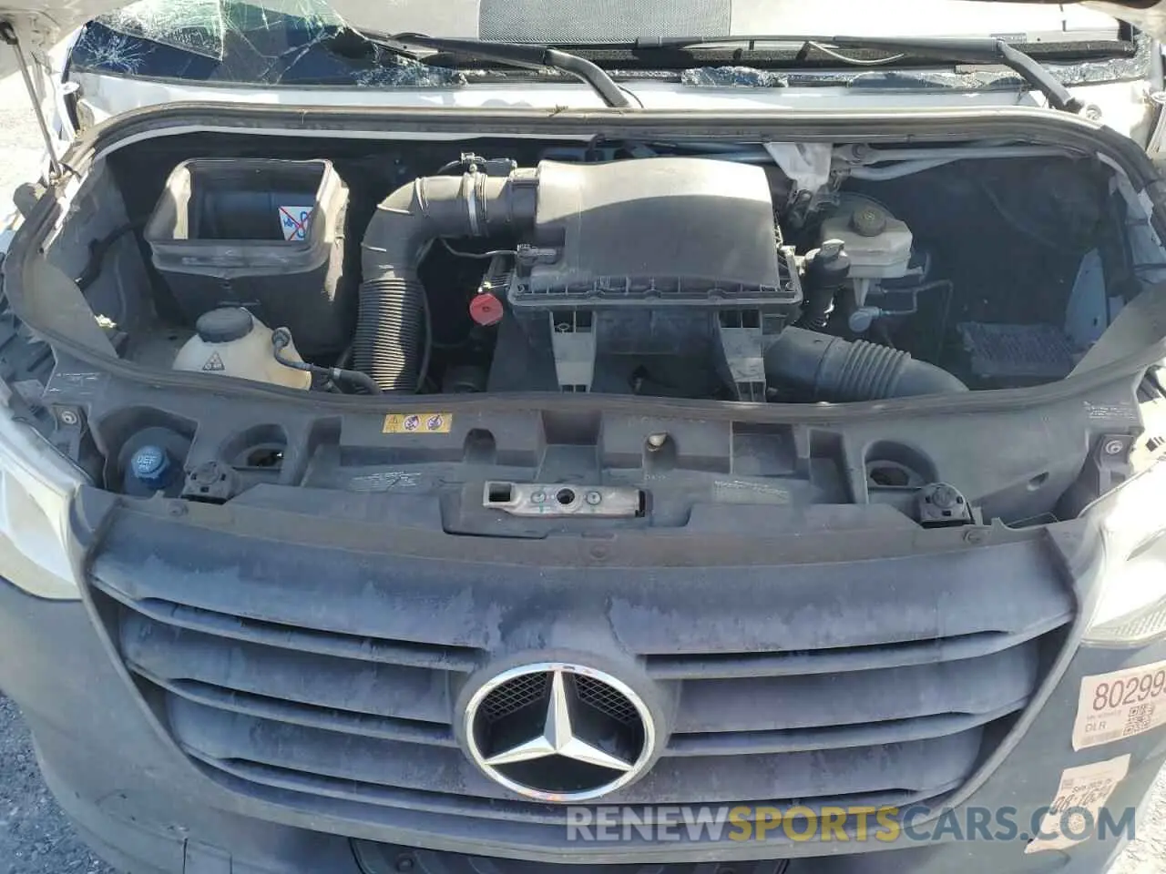 12 Photograph of a damaged car W1W4DCHY1MT051078 MERCEDES-BENZ SPRINTER 2021