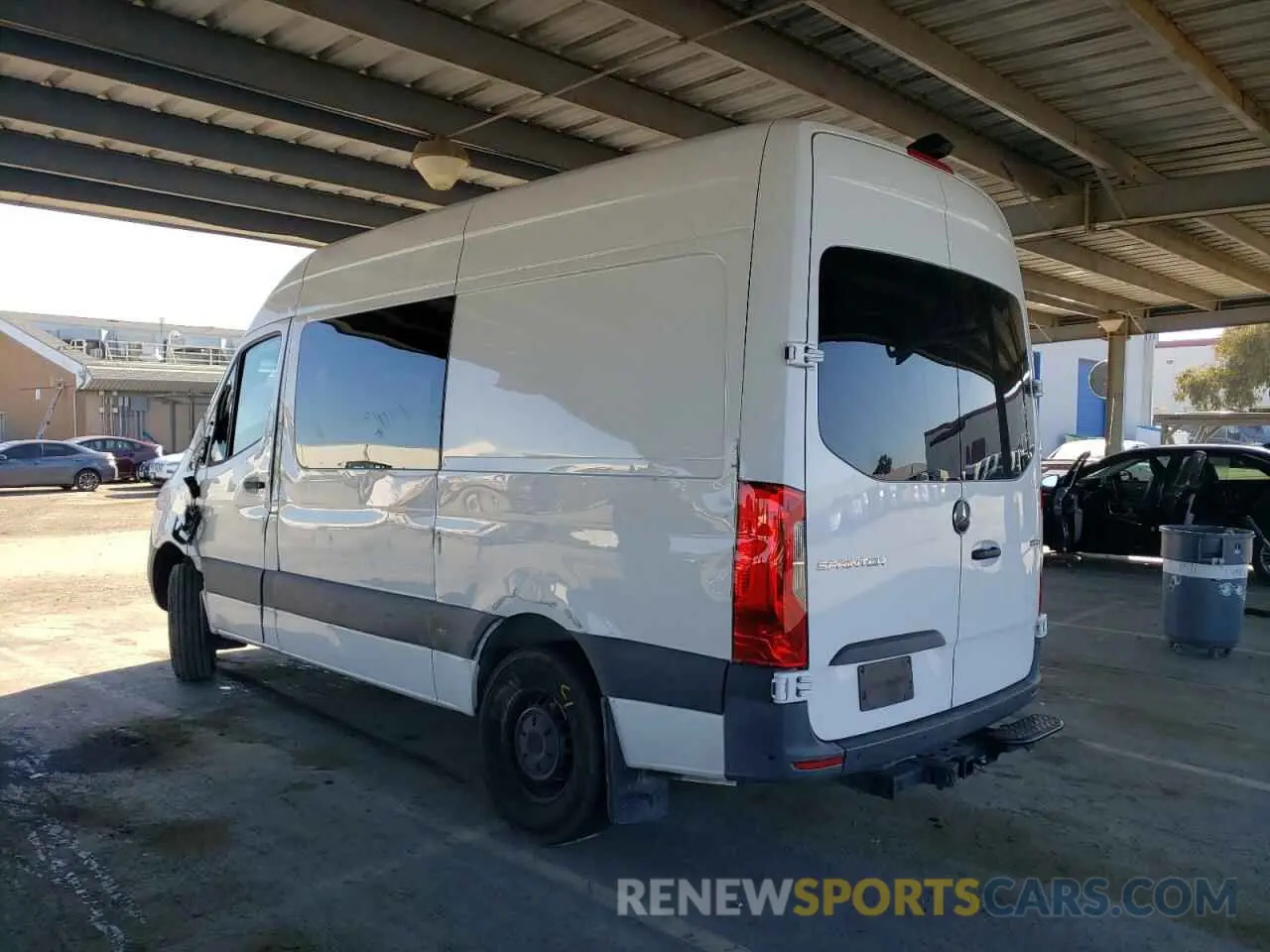 2 Photograph of a damaged car W1W70BGY3MT072289 MERCEDES-BENZ SPRINTER 2021