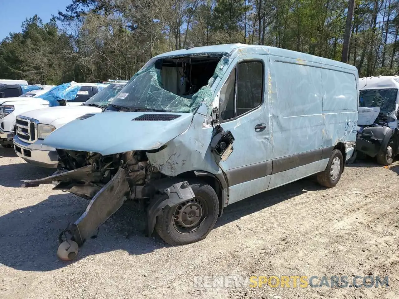1 Photograph of a damaged car W1Y4EBHY9MT073313 MERCEDES-BENZ SPRINTER 2021