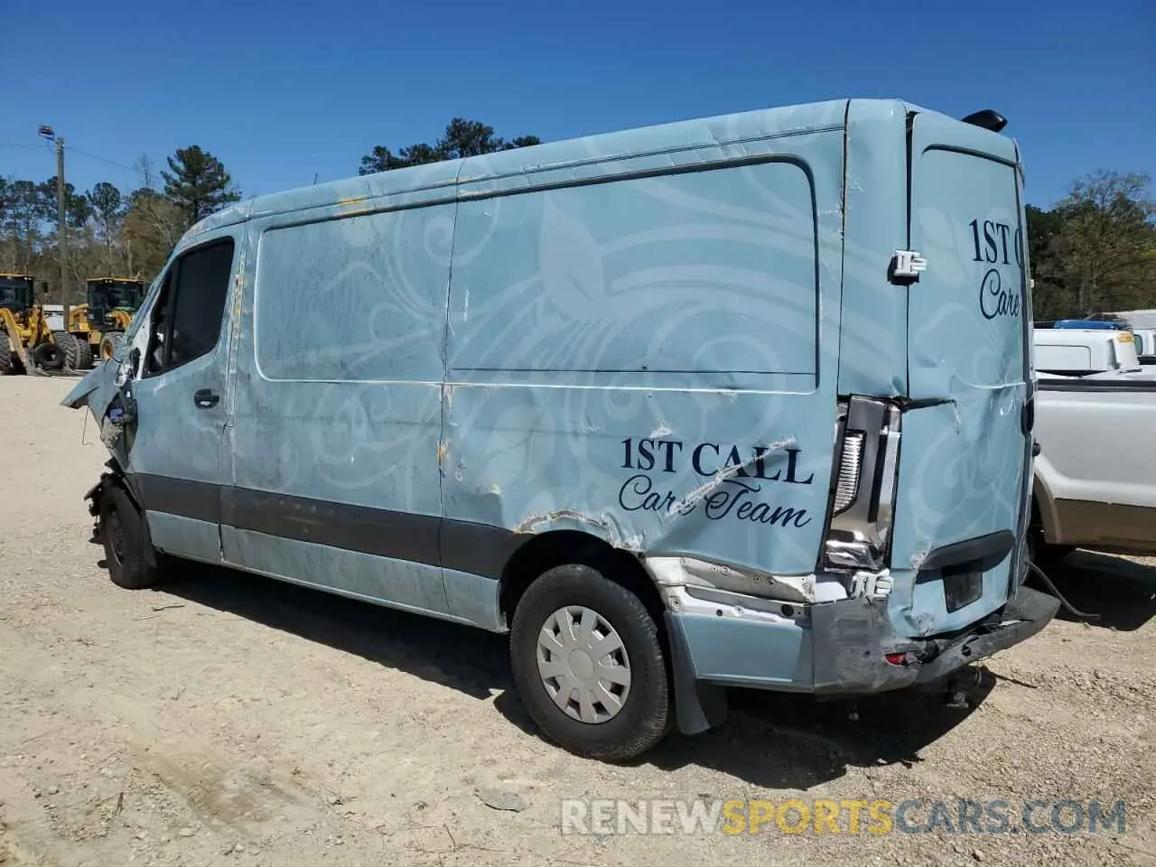 2 Photograph of a damaged car W1Y4EBHY9MT073313 MERCEDES-BENZ SPRINTER 2021