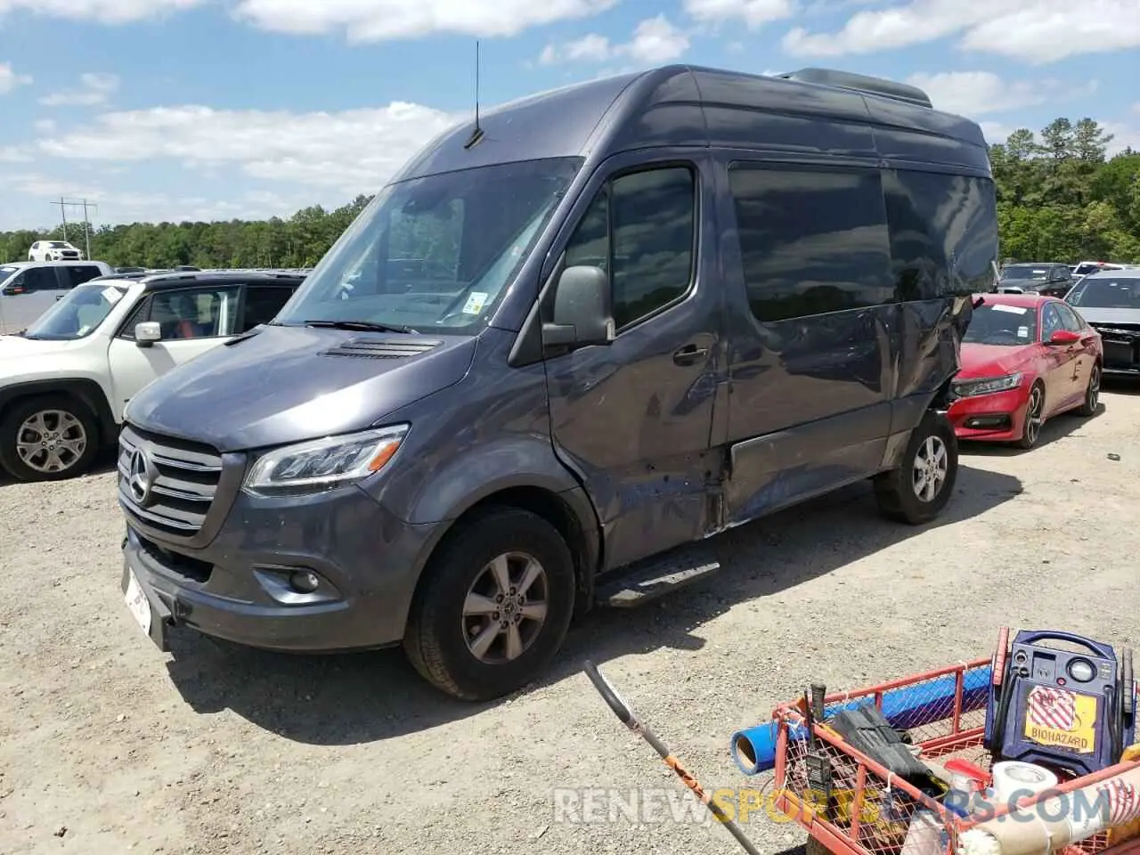 1 Photograph of a damaged car W1Z4EFHY4MT060293 MERCEDES-BENZ SPRINTER 2021