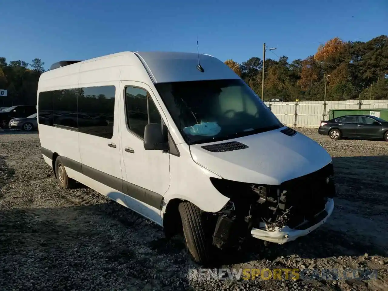 1 Photograph of a damaged car W1Z4EGHY1MT077509 MERCEDES-BENZ SPRINTER 2021