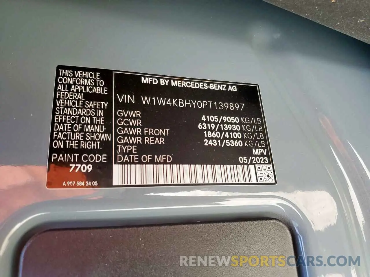 15 Photograph of a damaged car W1W4KBHY0PT139897 MERCEDES-BENZ SPRINTER 2023