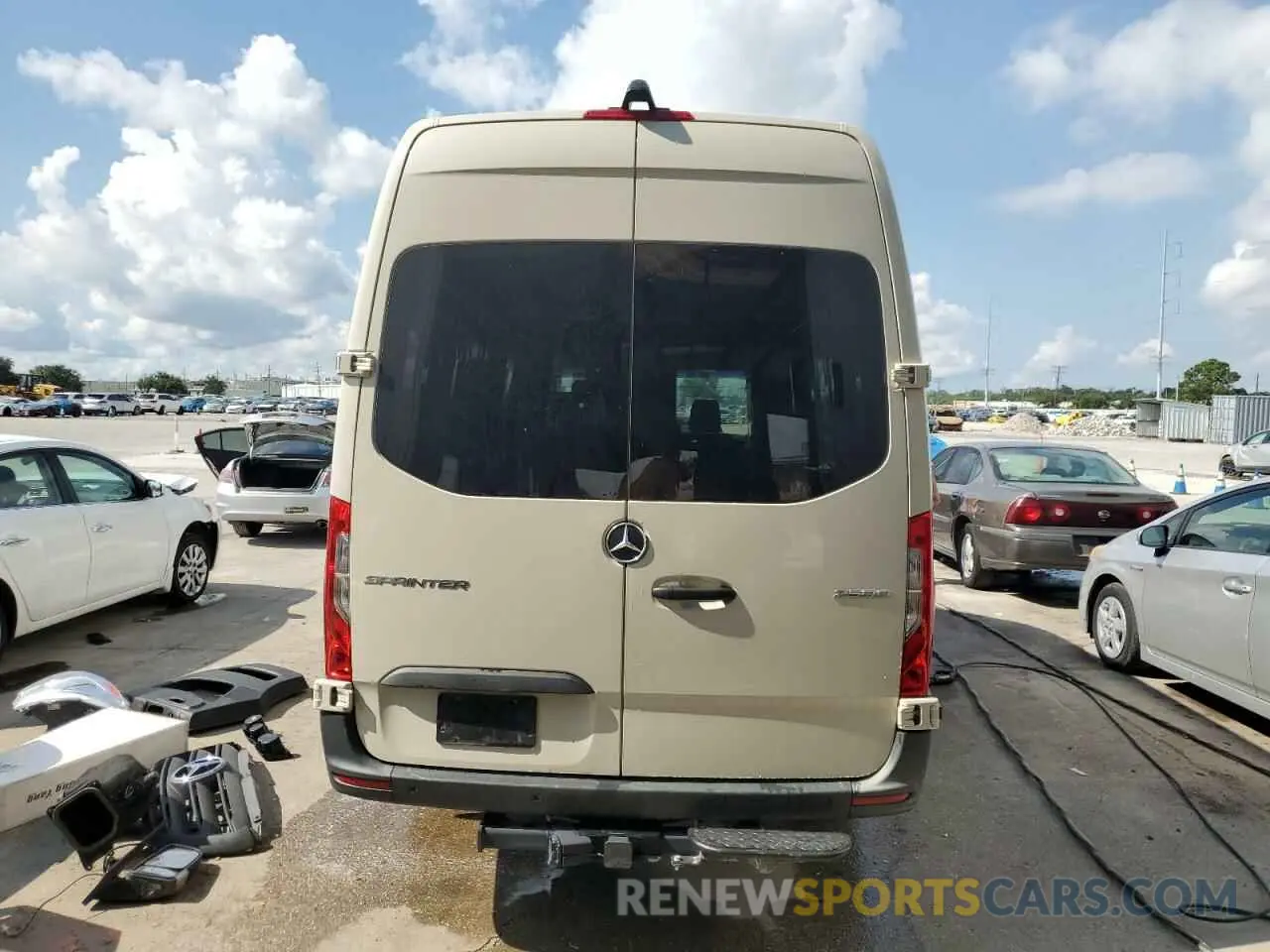 6 Photograph of a damaged car W1W4NCHY3PT133802 MERCEDES-BENZ SPRINTER 2023