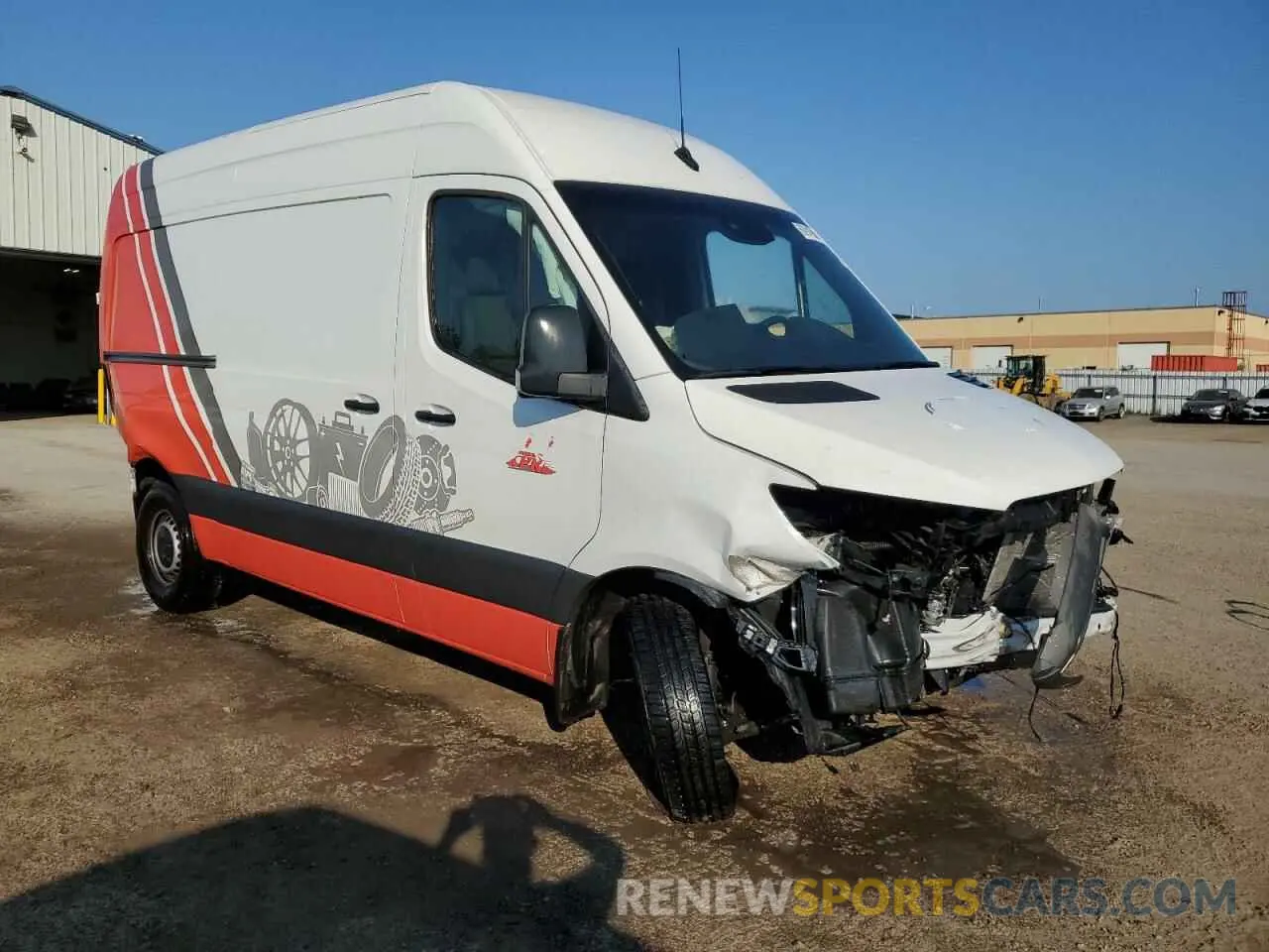 4 Photograph of a damaged car W1Y4KBHY5RP650864 MERCEDES-BENZ SPRINTER 2024