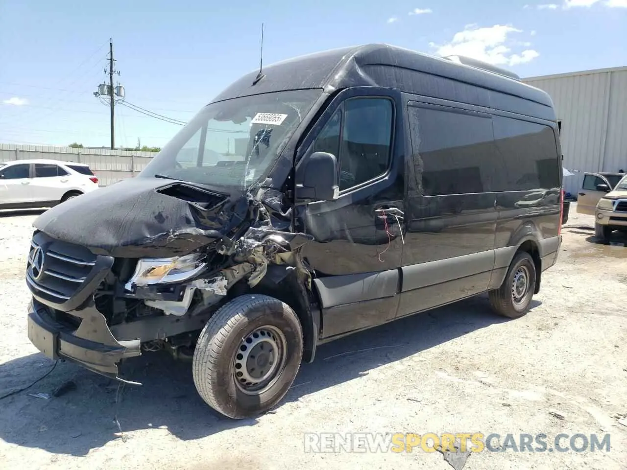 1 Photograph of a damaged car W1Z4NFHYXRP650336 MERCEDES-BENZ SPRINTER 2024