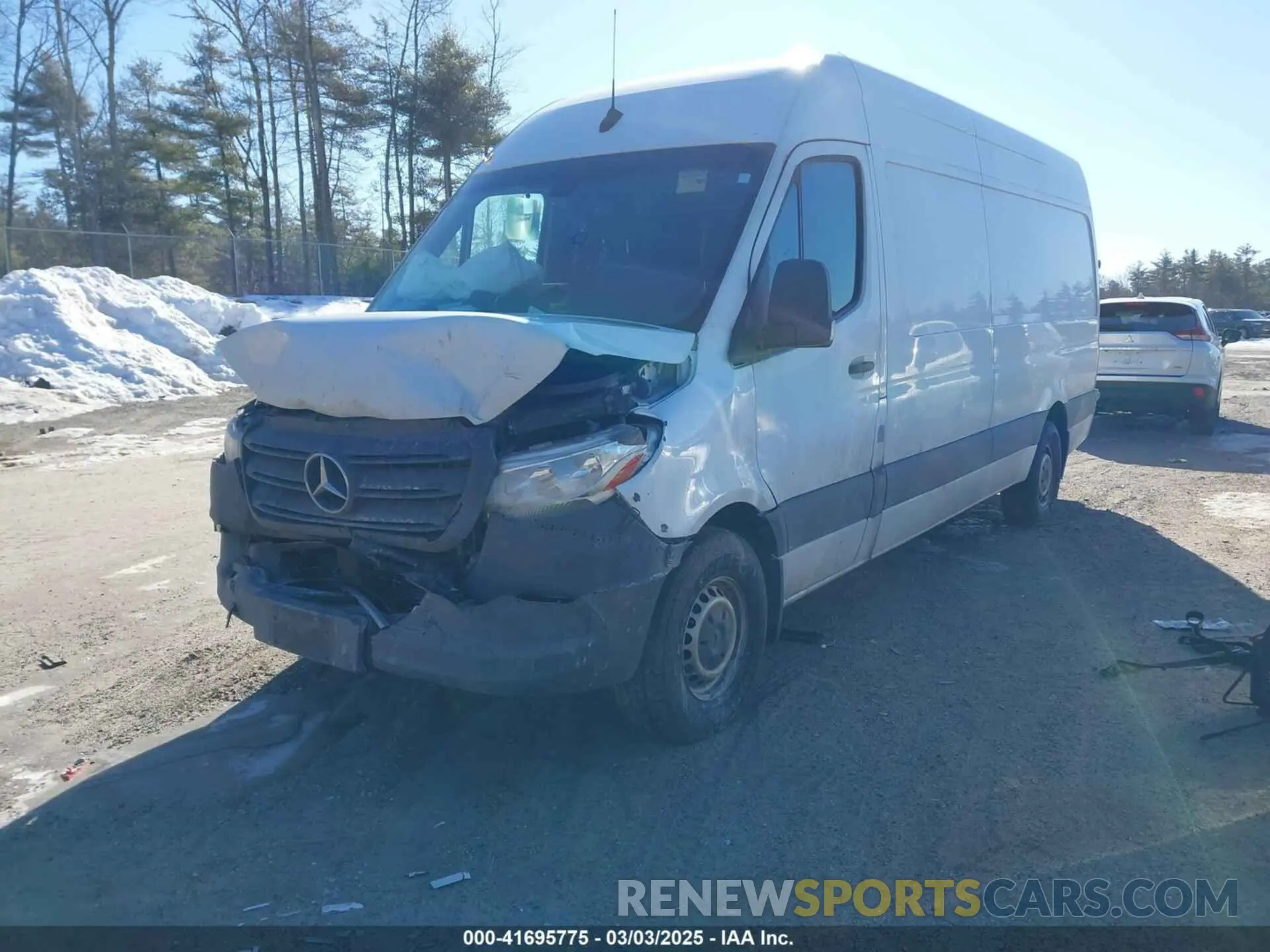 2 Photograph of a damaged car WD3PF1CD7KP029498 MERCEDES-BENZ SPRINTER 2500 2019