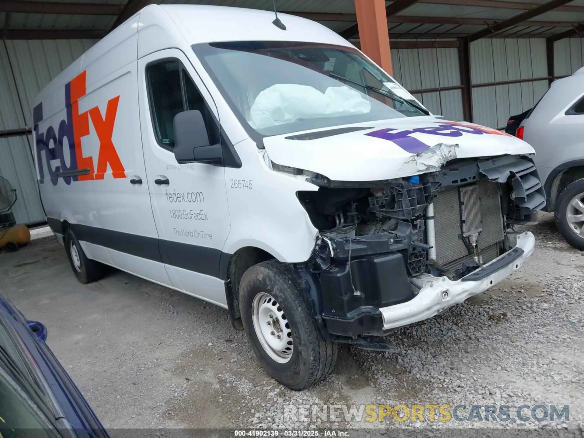 1 Photograph of a damaged car WD3PF1CD7KP105950 MERCEDES-BENZ SPRINTER 2500 2019