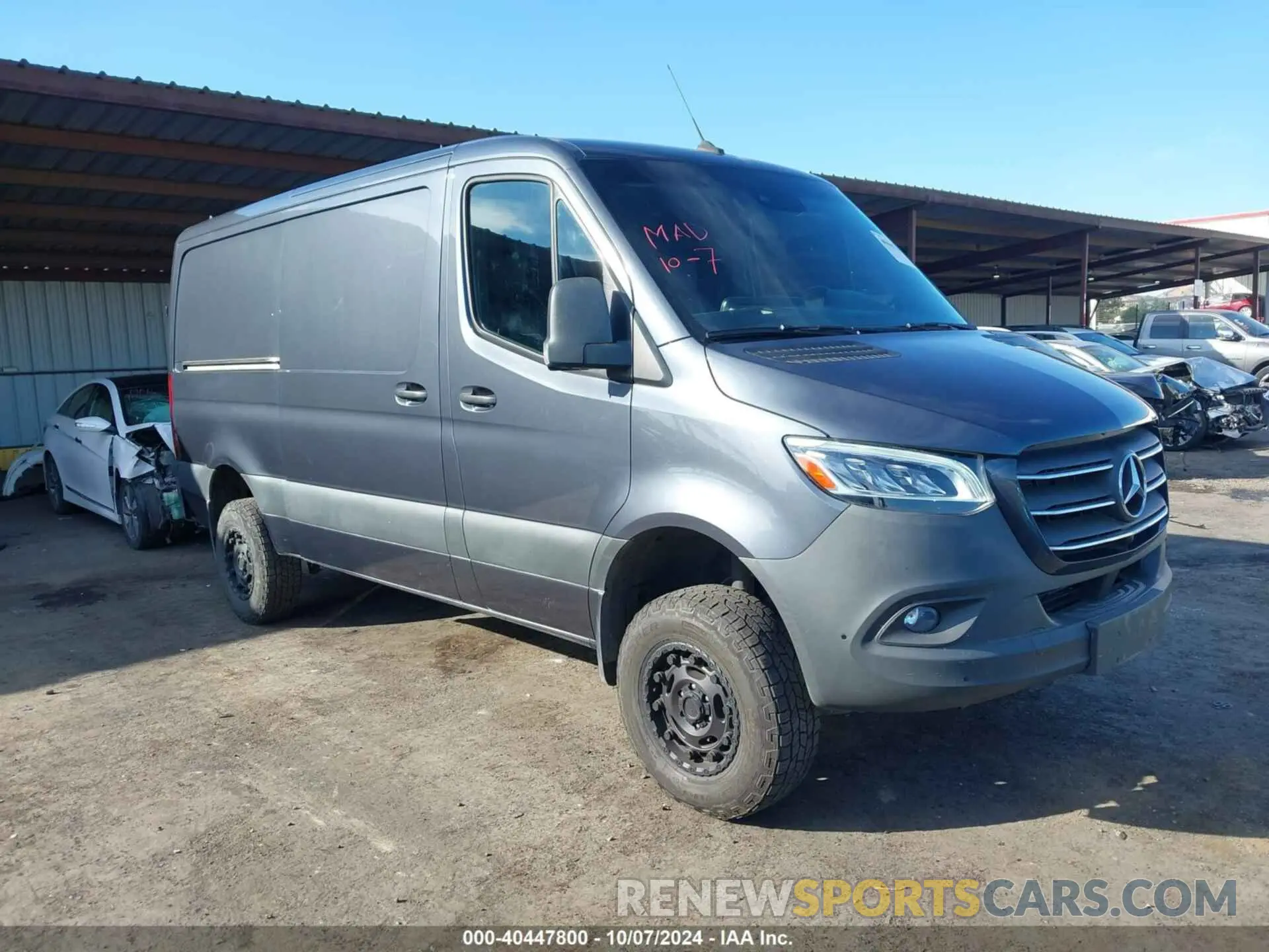 1 Photograph of a damaged car WD4FF0CD6KP175876 MERCEDES-BENZ SPRINTER 2500 2019