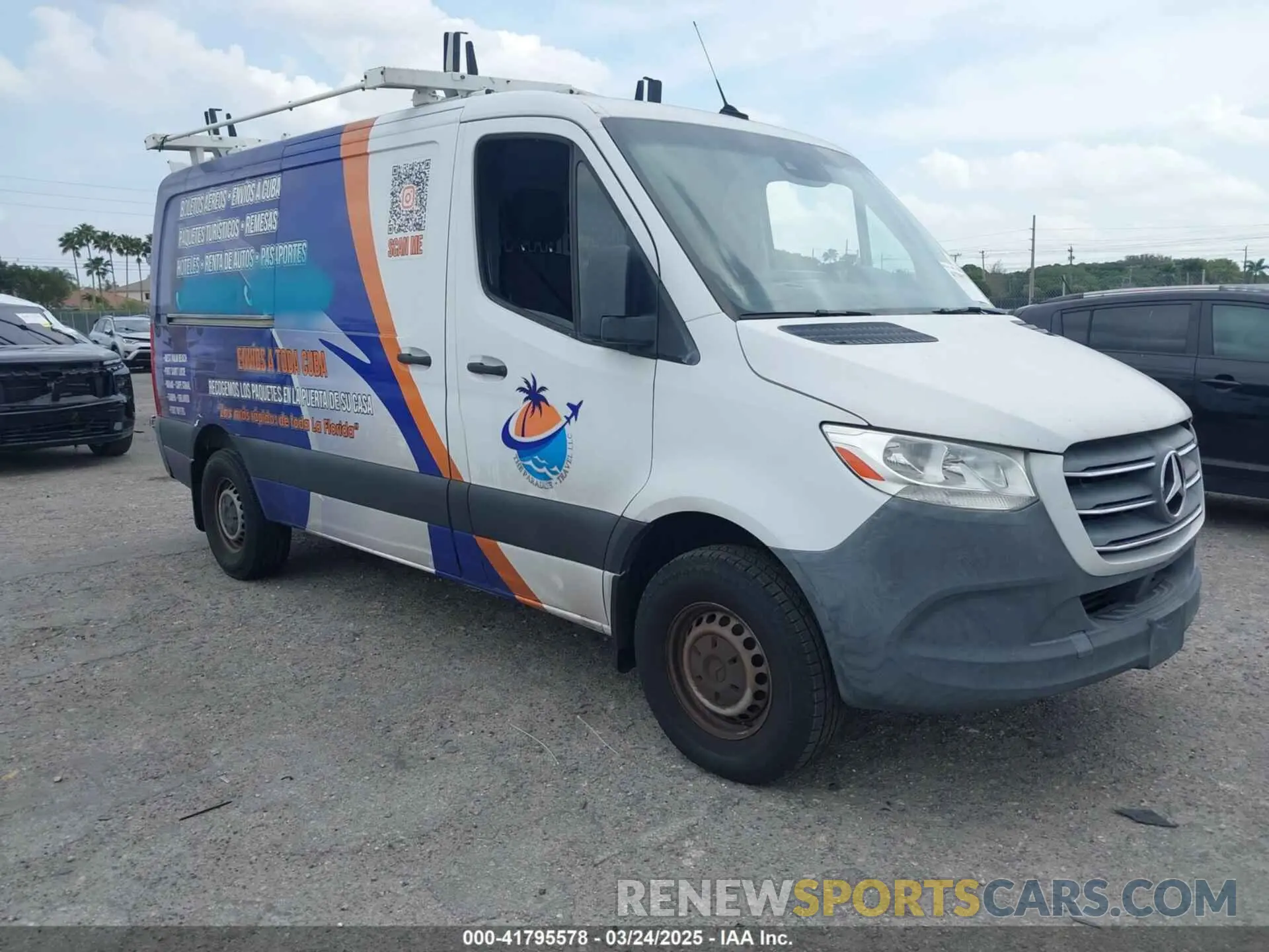 1 Photograph of a damaged car WD4PF0CD8KT001089 MERCEDES-BENZ SPRINTER 2500 2019
