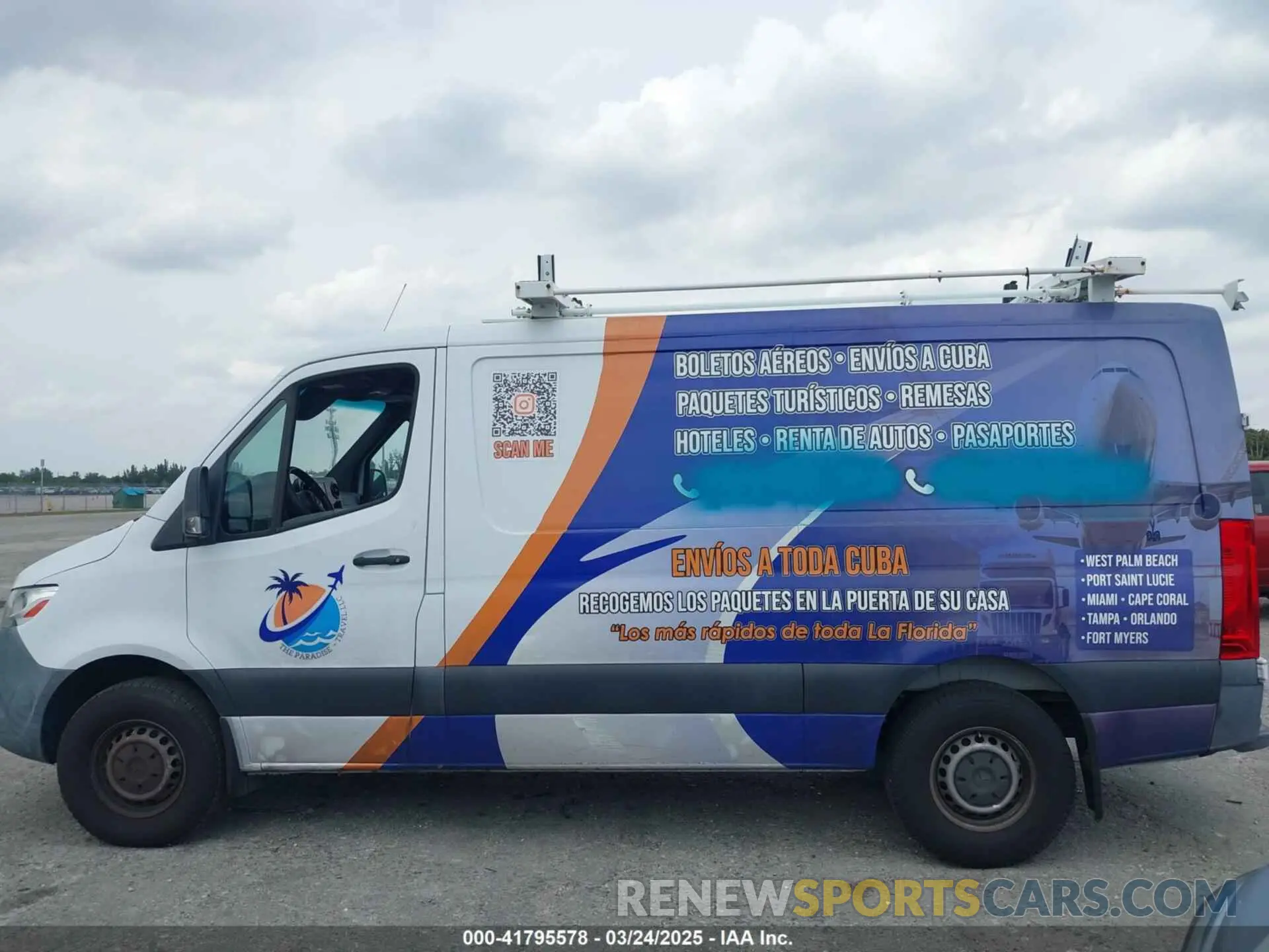 14 Photograph of a damaged car WD4PF0CD8KT001089 MERCEDES-BENZ SPRINTER 2500 2019