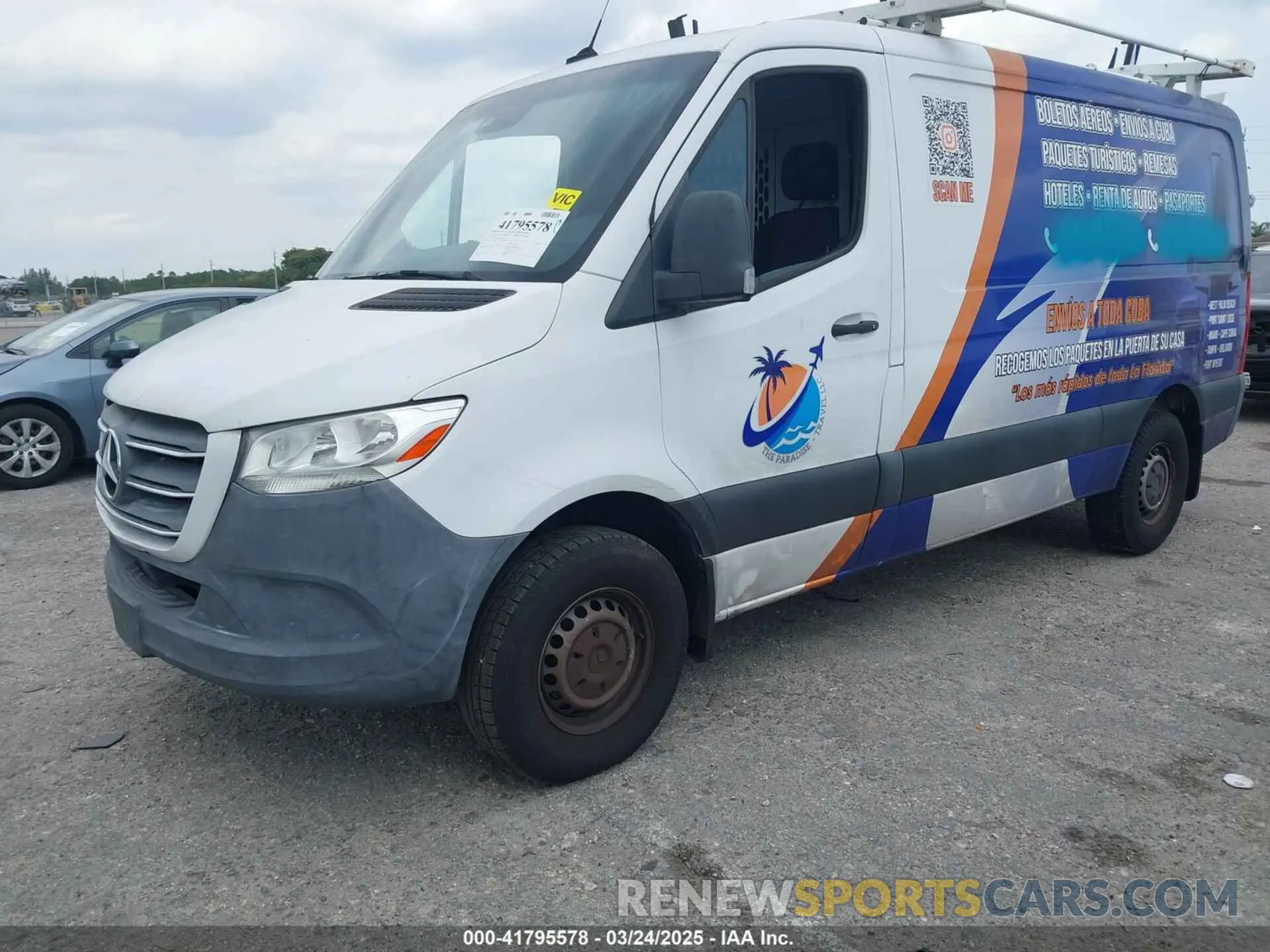 2 Photograph of a damaged car WD4PF0CD8KT001089 MERCEDES-BENZ SPRINTER 2500 2019