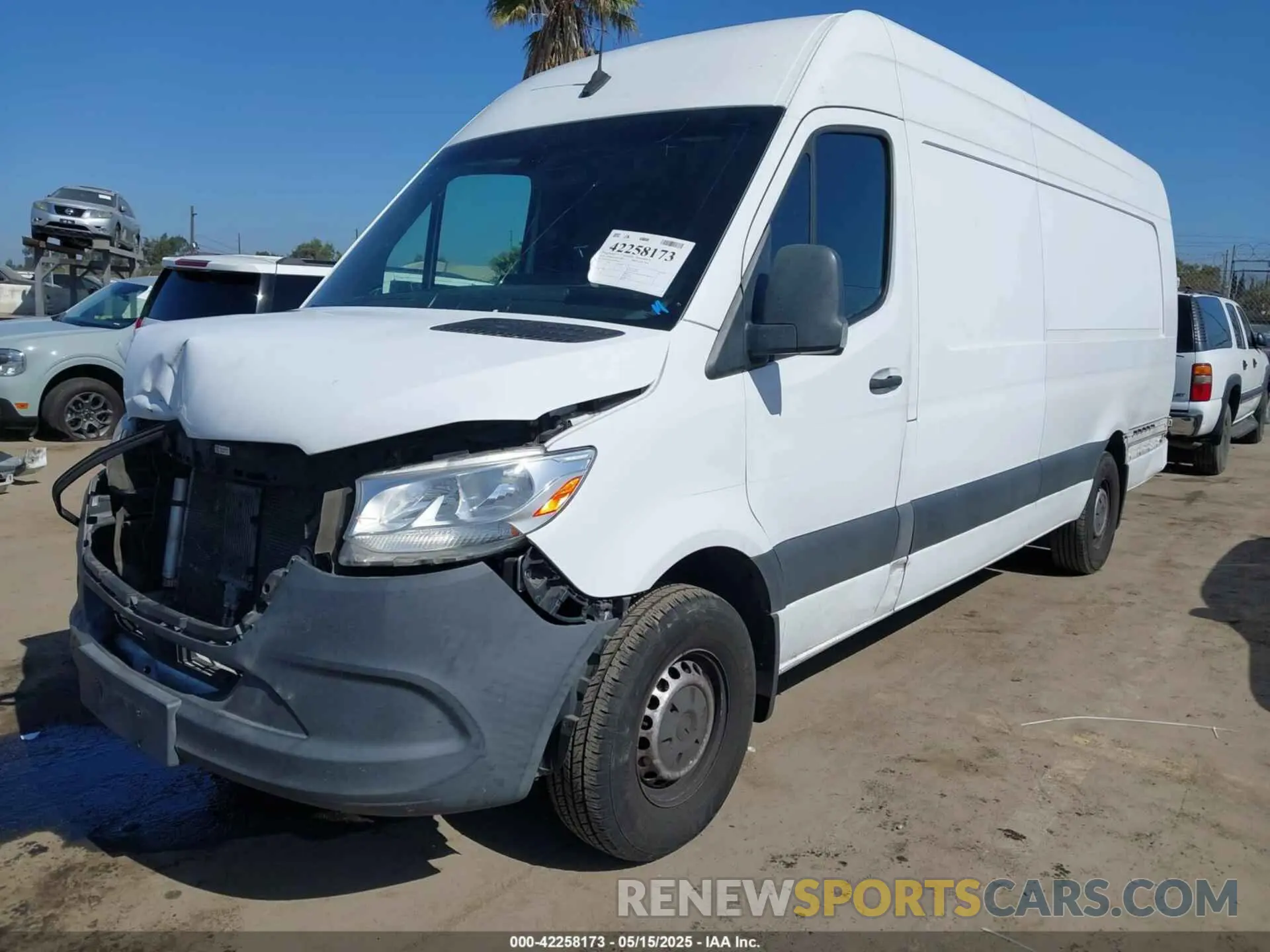 2 Photograph of a damaged car WD4PF1CD0KP181800 MERCEDES-BENZ SPRINTER 2500 2019