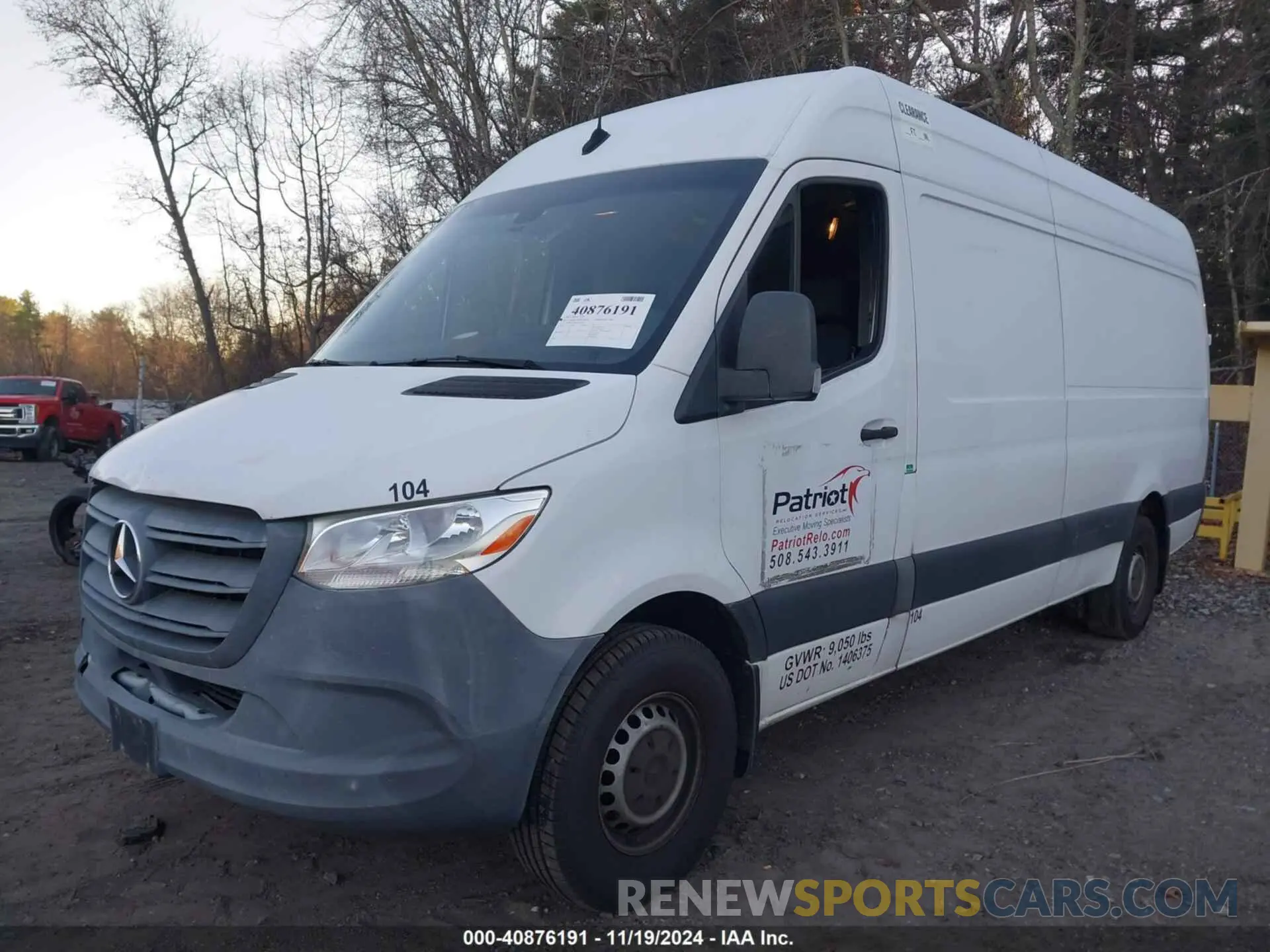 2 Photograph of a damaged car WD4PF1CD0KT011539 MERCEDES-BENZ SPRINTER 2500 2019
