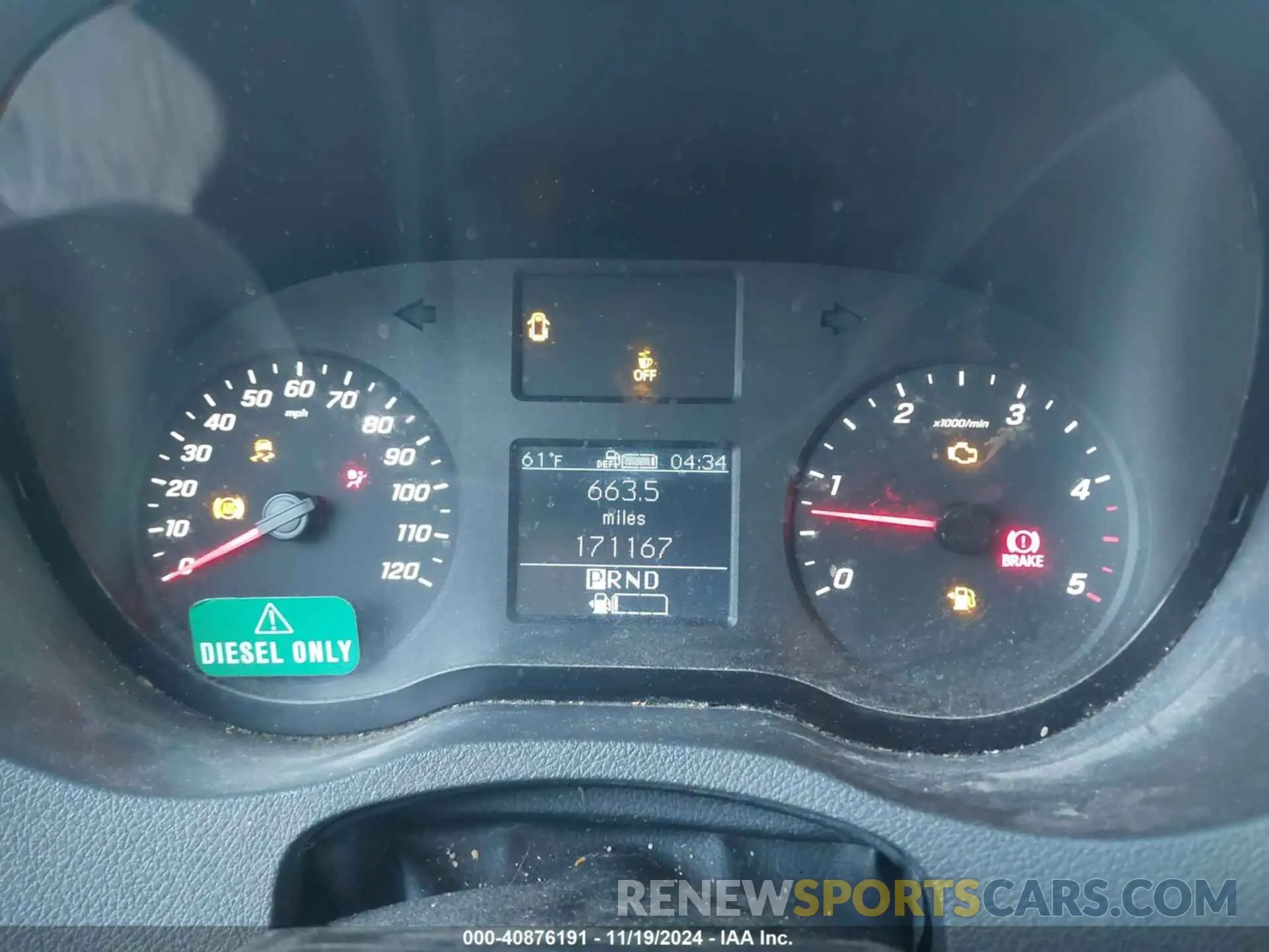 7 Photograph of a damaged car WD4PF1CD0KT011539 MERCEDES-BENZ SPRINTER 2500 2019
