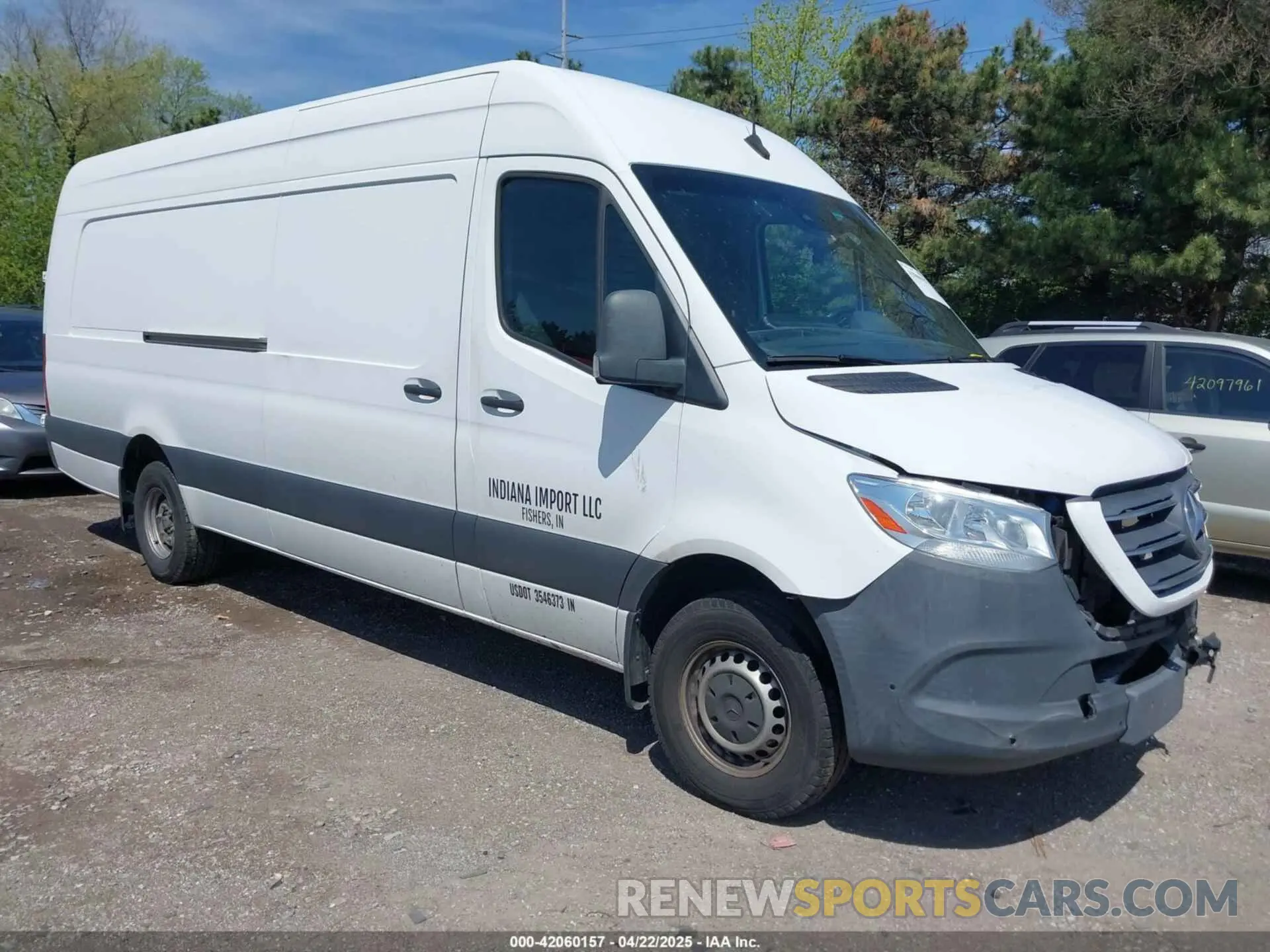 1 Photograph of a damaged car WD4PF1CD1KP109309 MERCEDES-BENZ SPRINTER 2500 2019