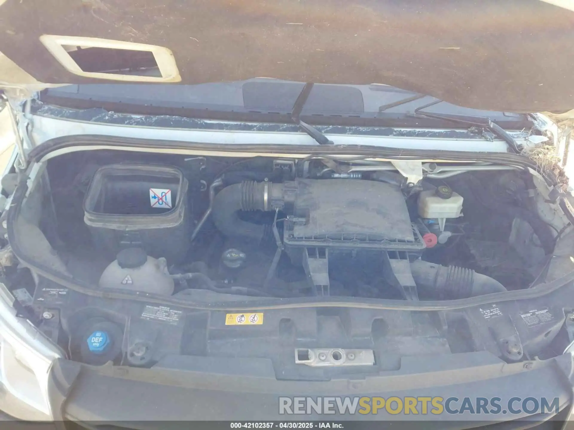 10 Photograph of a damaged car WD4PF1CD6KP021694 MERCEDES-BENZ SPRINTER 2500 2019