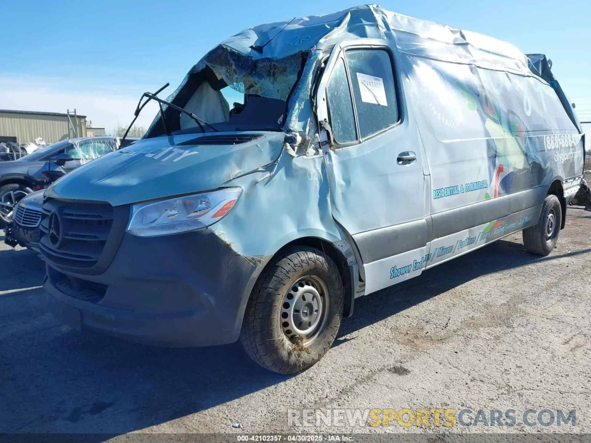 2 Photograph of a damaged car WD4PF1CD6KP021694 MERCEDES-BENZ SPRINTER 2500 2019