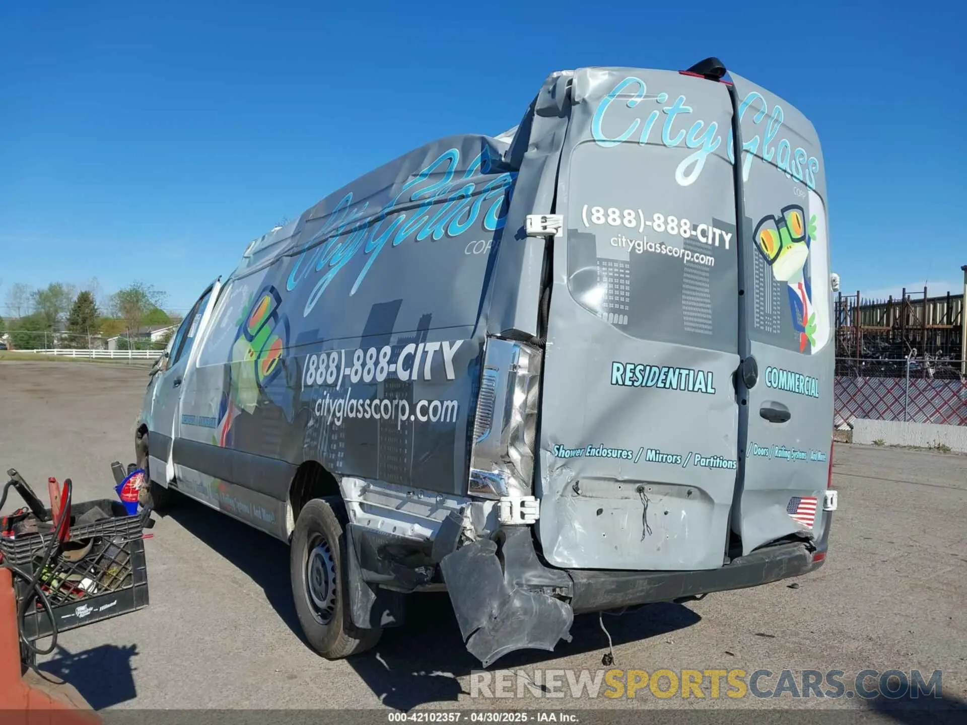 3 Photograph of a damaged car WD4PF1CD6KP021694 MERCEDES-BENZ SPRINTER 2500 2019