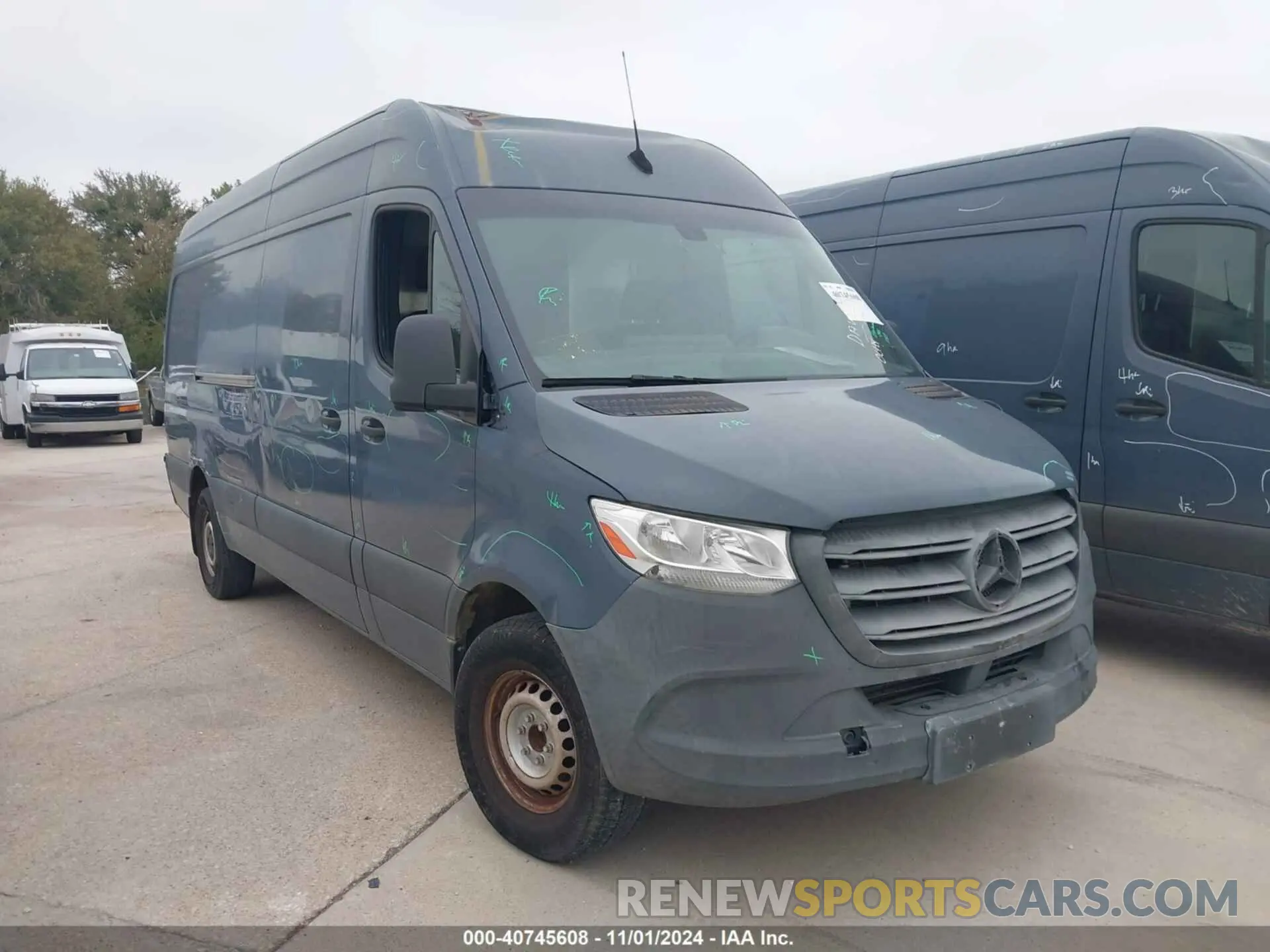 1 Photograph of a damaged car WD4PF1CD6KP131189 MERCEDES-BENZ SPRINTER 2500 2019