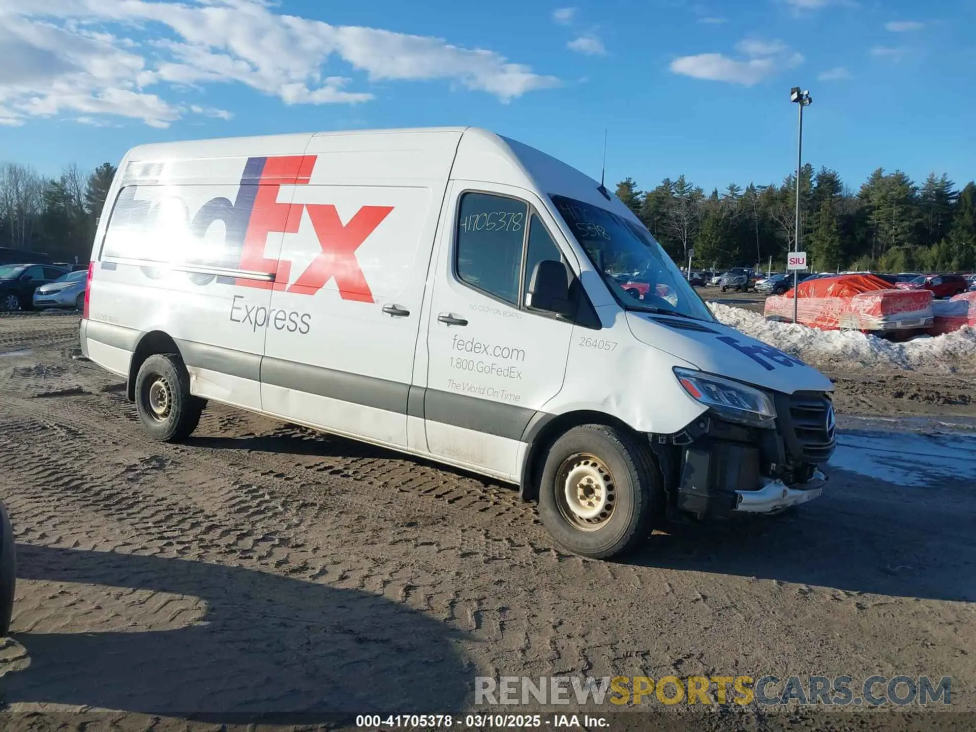 1 Photograph of a damaged car W1Y4ECHYXLP236211 MERCEDES-BENZ SPRINTER 2500 2020