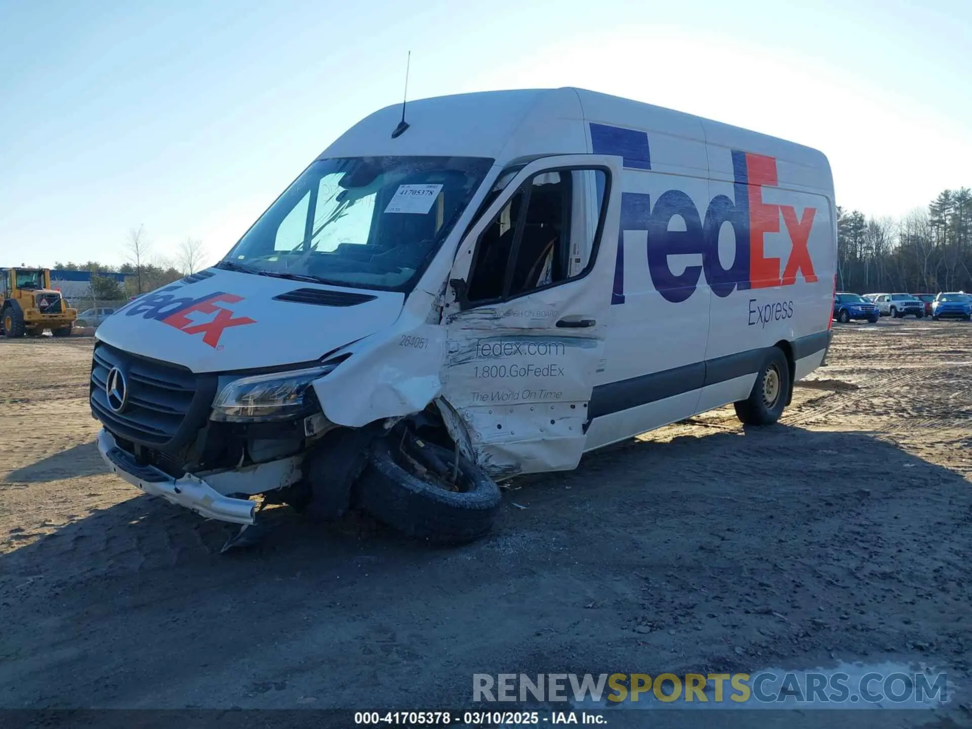 2 Photograph of a damaged car W1Y4ECHYXLP236211 MERCEDES-BENZ SPRINTER 2500 2020
