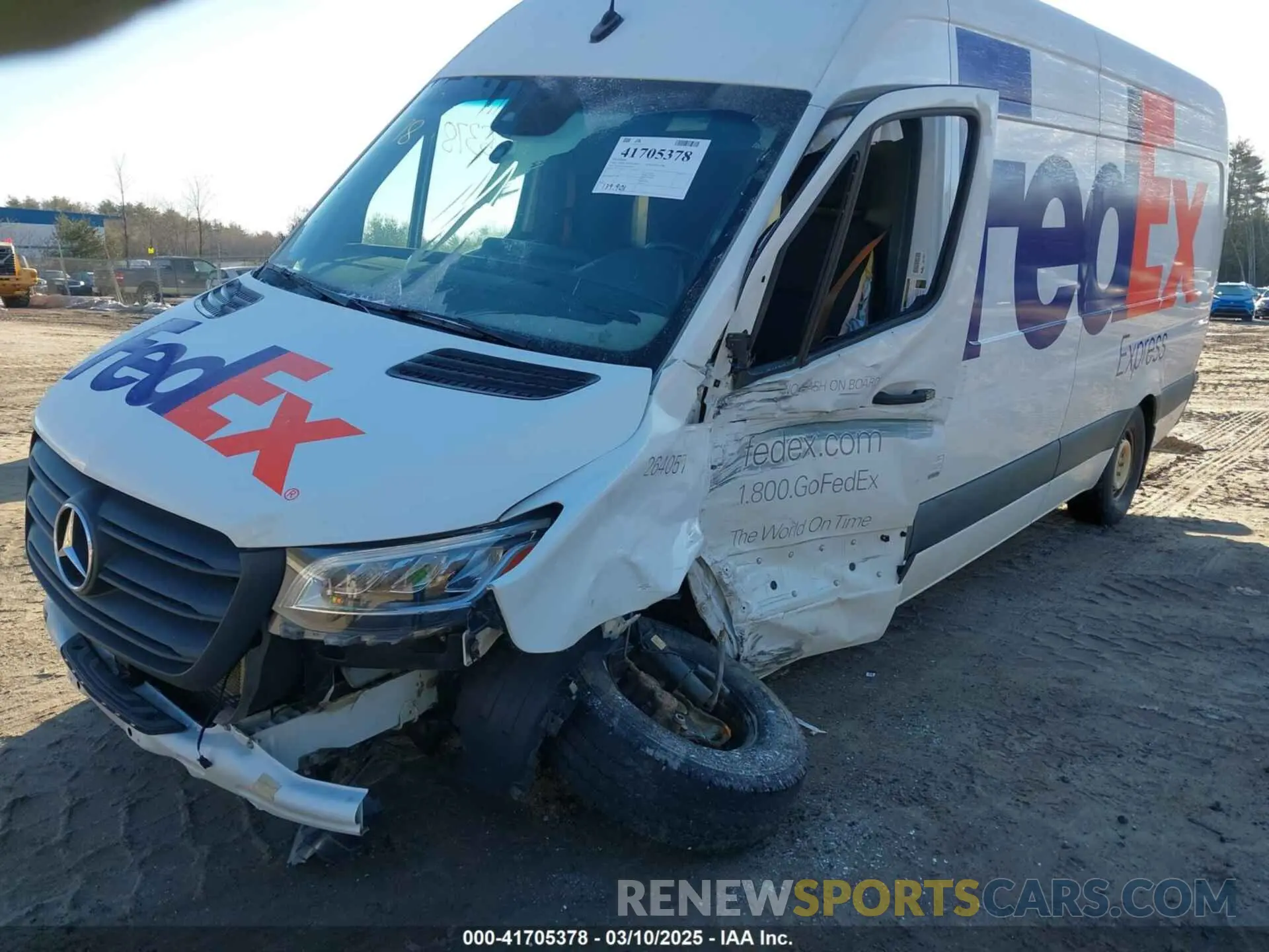 6 Photograph of a damaged car W1Y4ECHYXLP236211 MERCEDES-BENZ SPRINTER 2500 2020
