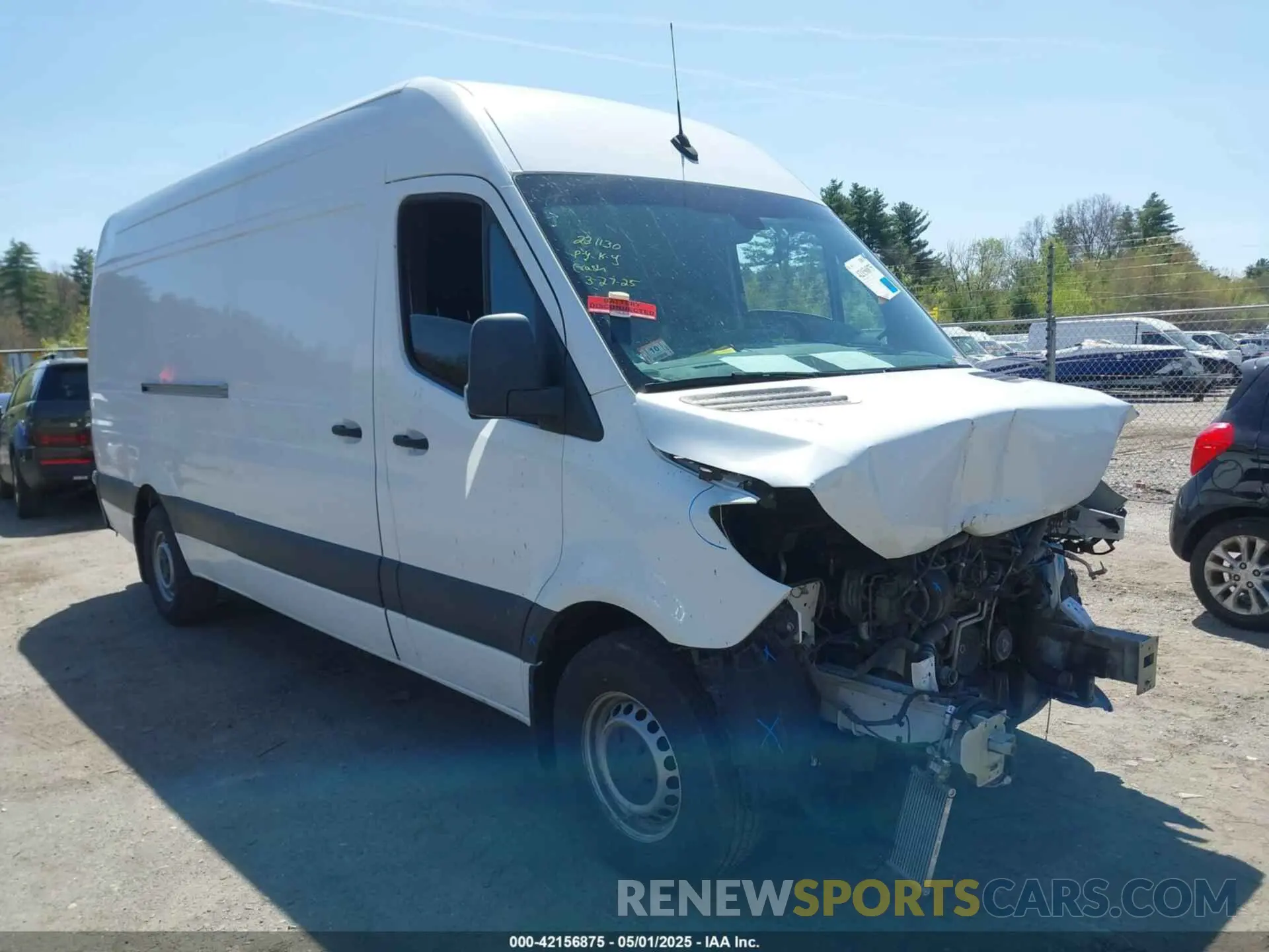 1 Photograph of a damaged car W1W40CHY4MT056383 MERCEDES-BENZ SPRINTER 2500 2021