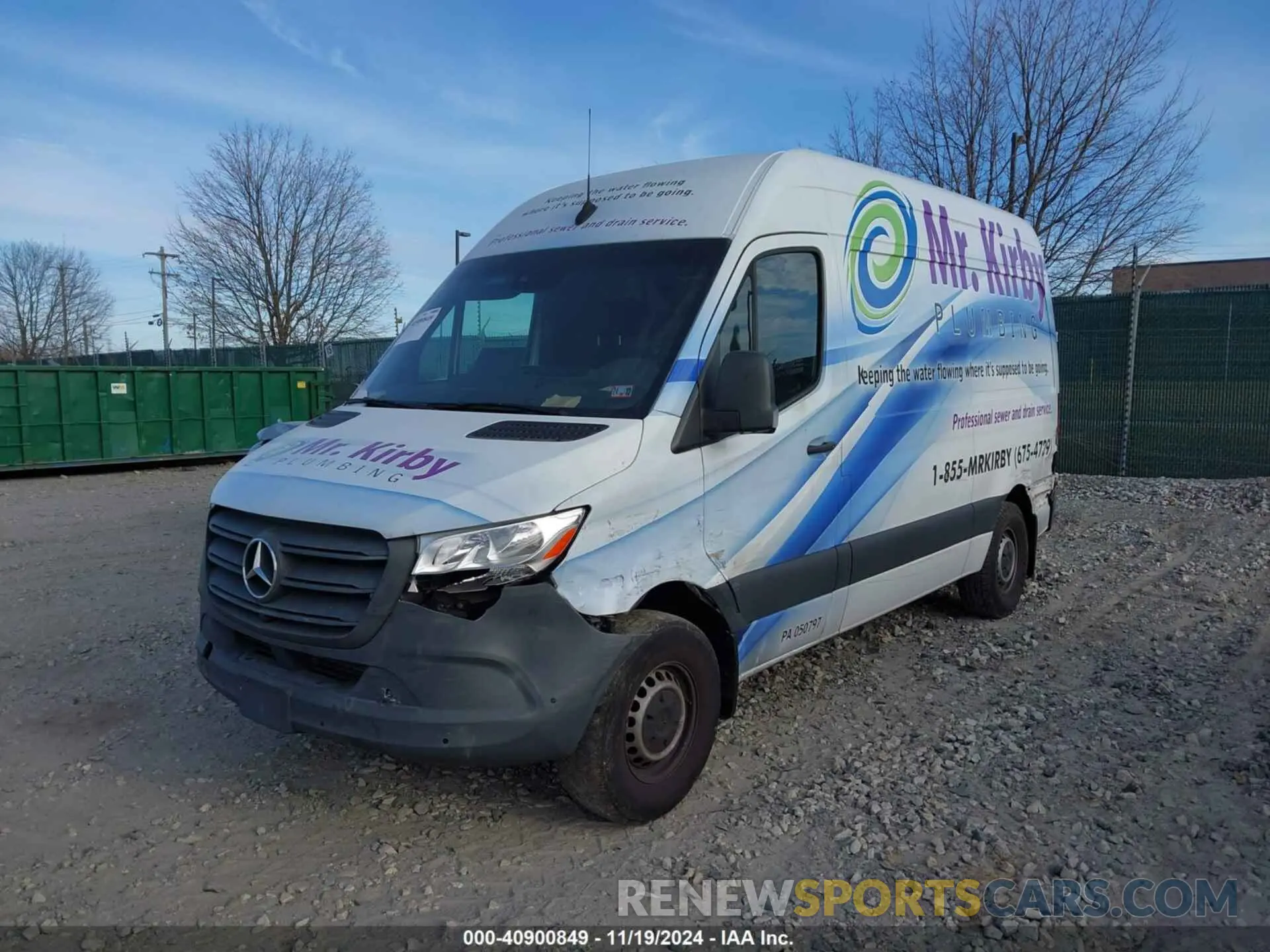 2 Photograph of a damaged car W1Y40BHY2MT044699 MERCEDES-BENZ SPRINTER 2500 2021