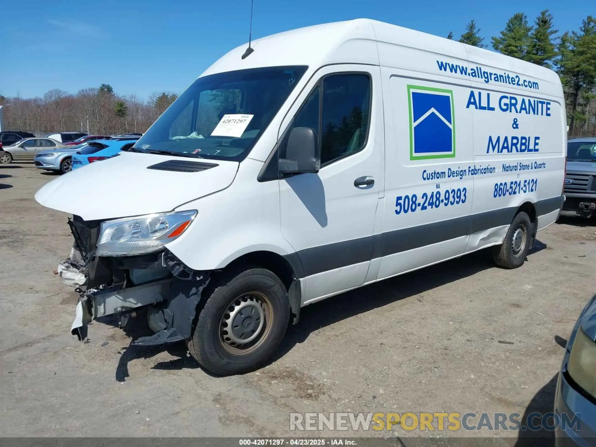 2 Photograph of a damaged car W1Y40CHY6MT044646 MERCEDES-BENZ SPRINTER 2500 2021