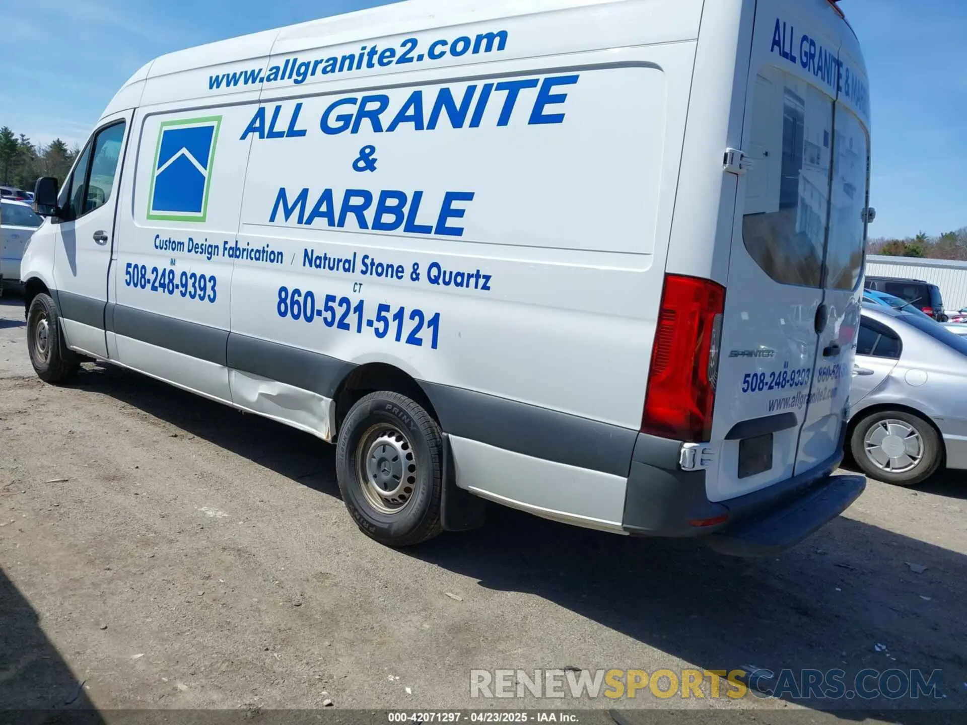 3 Photograph of a damaged car W1Y40CHY6MT044646 MERCEDES-BENZ SPRINTER 2500 2021