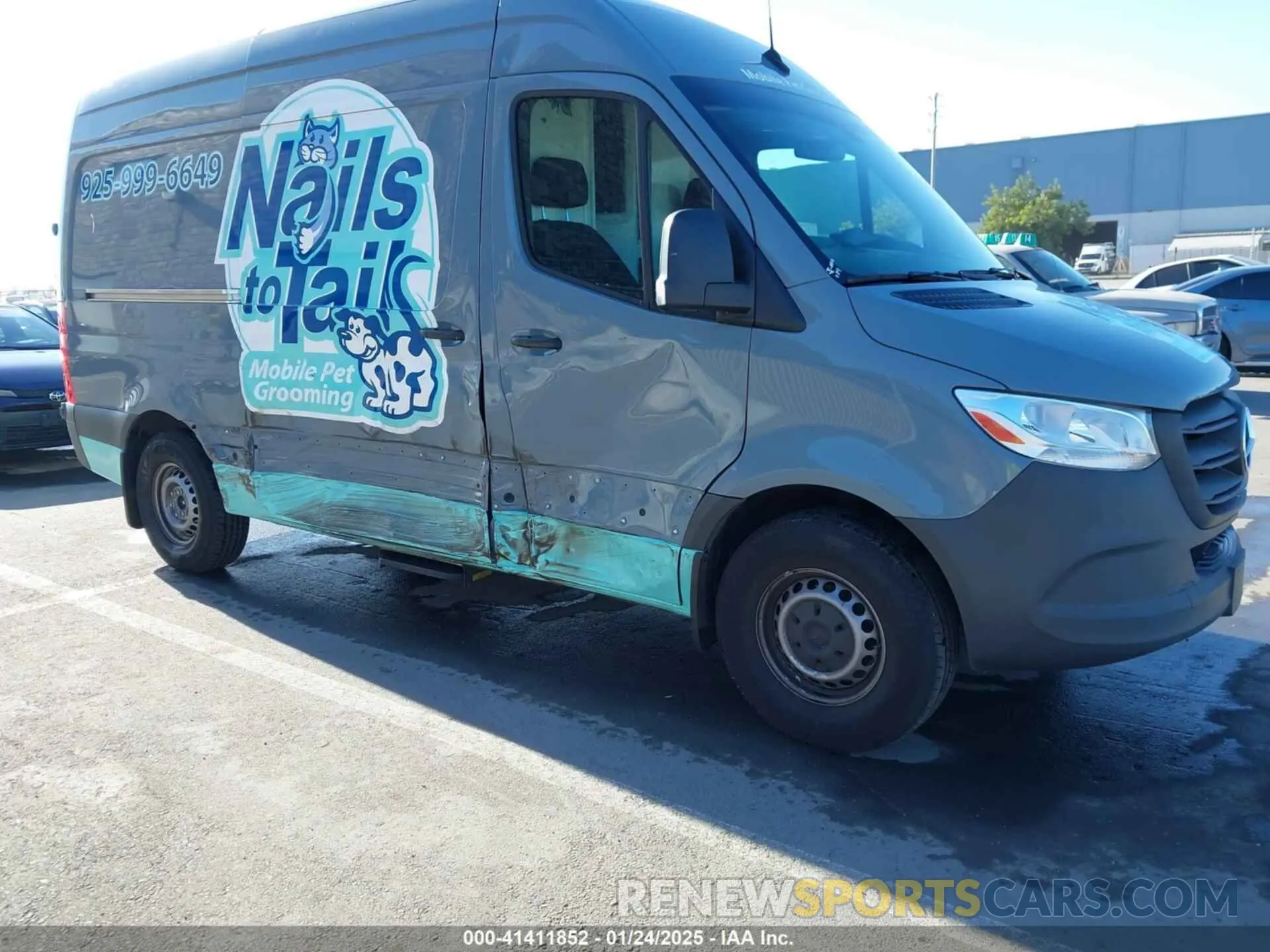 1 Photograph of a damaged car W1Y4DBHY1MT047131 MERCEDES-BENZ SPRINTER 2500 2021