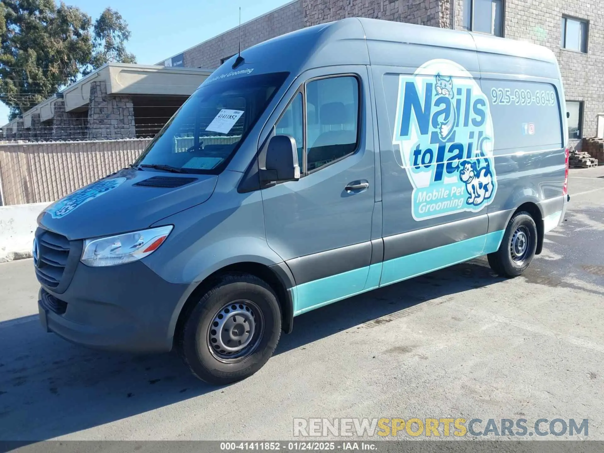 2 Photograph of a damaged car W1Y4DBHY1MT047131 MERCEDES-BENZ SPRINTER 2500 2021