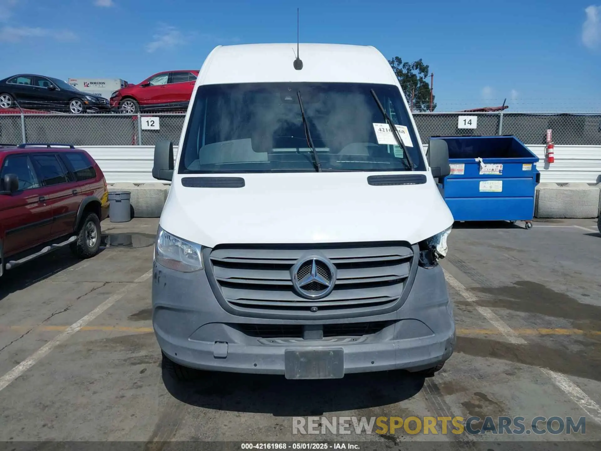 12 Photograph of a damaged car W1Y4DCHY2MT045927 MERCEDES-BENZ SPRINTER 2500 2021