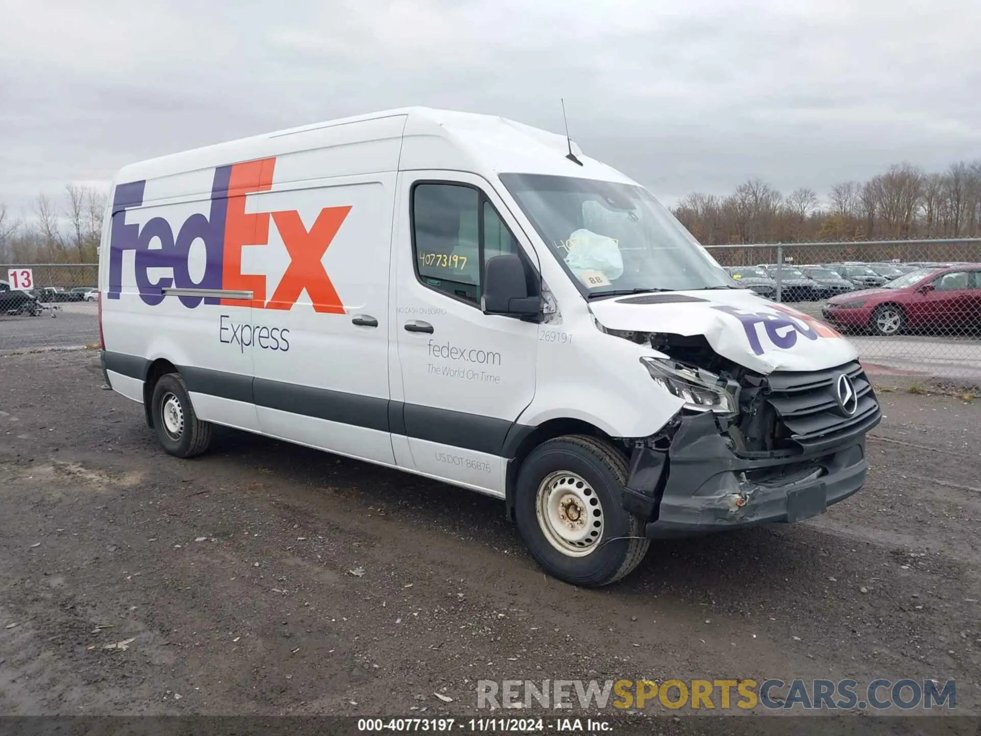 1 Photograph of a damaged car W1Y4DCHY7MT063999 MERCEDES-BENZ SPRINTER 2500 2021