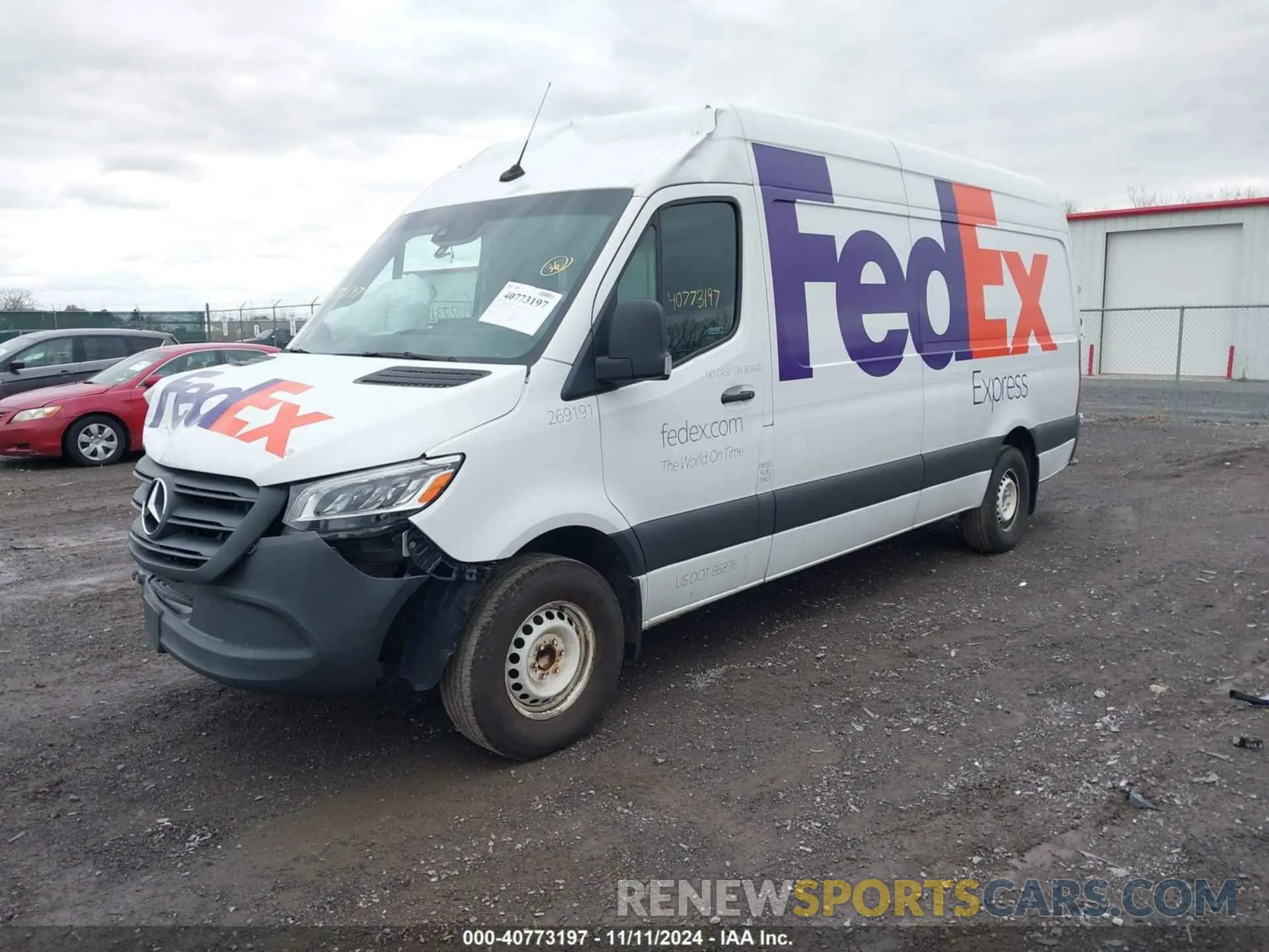 2 Photograph of a damaged car W1Y4DCHY7MT063999 MERCEDES-BENZ SPRINTER 2500 2021