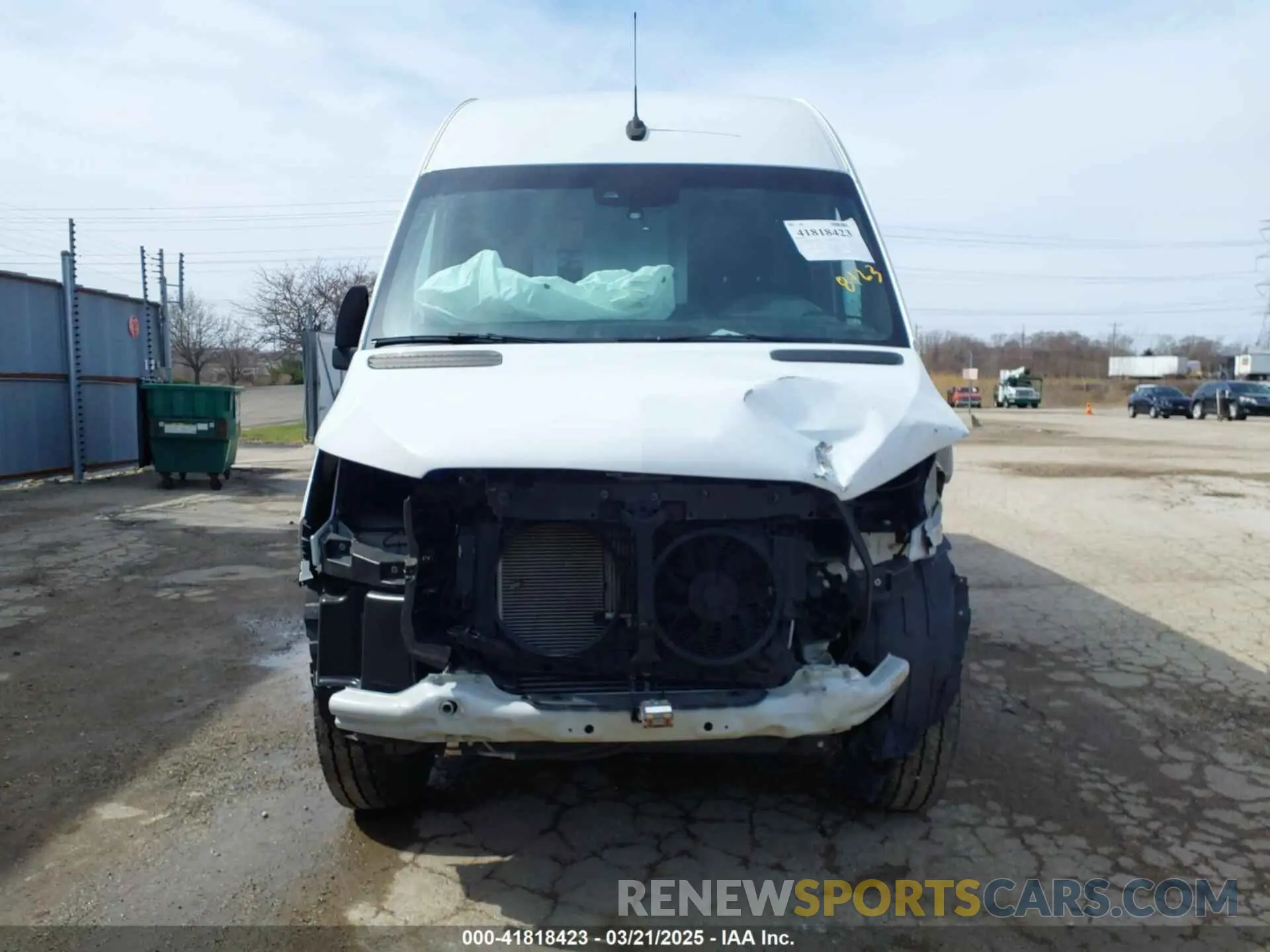 13 Photograph of a damaged car W1Y4DCHY9MT049716 MERCEDES-BENZ SPRINTER 2500 2021