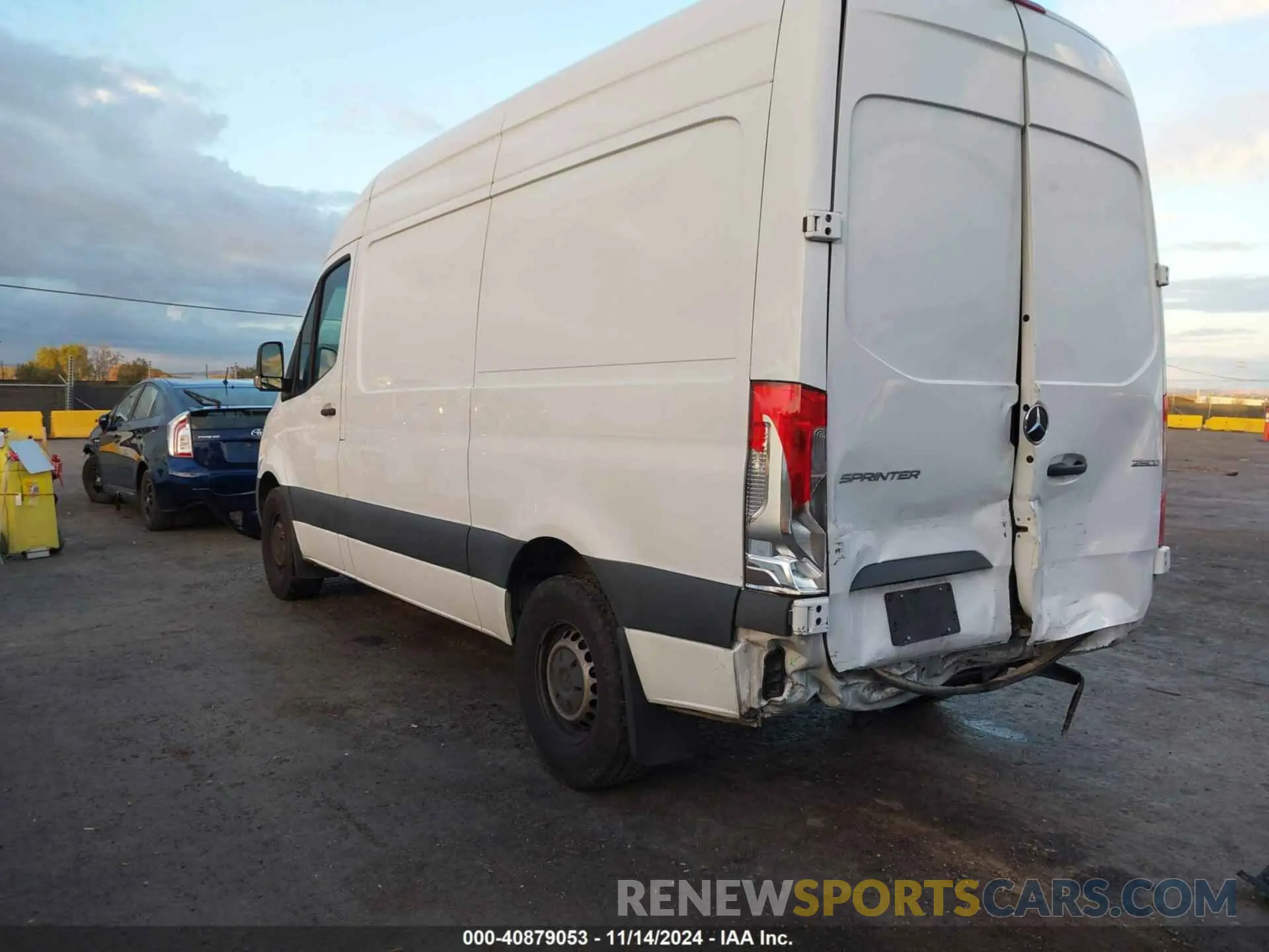 3 Photograph of a damaged car W1Y4EBHY3MT058046 MERCEDES-BENZ SPRINTER 2500 2021