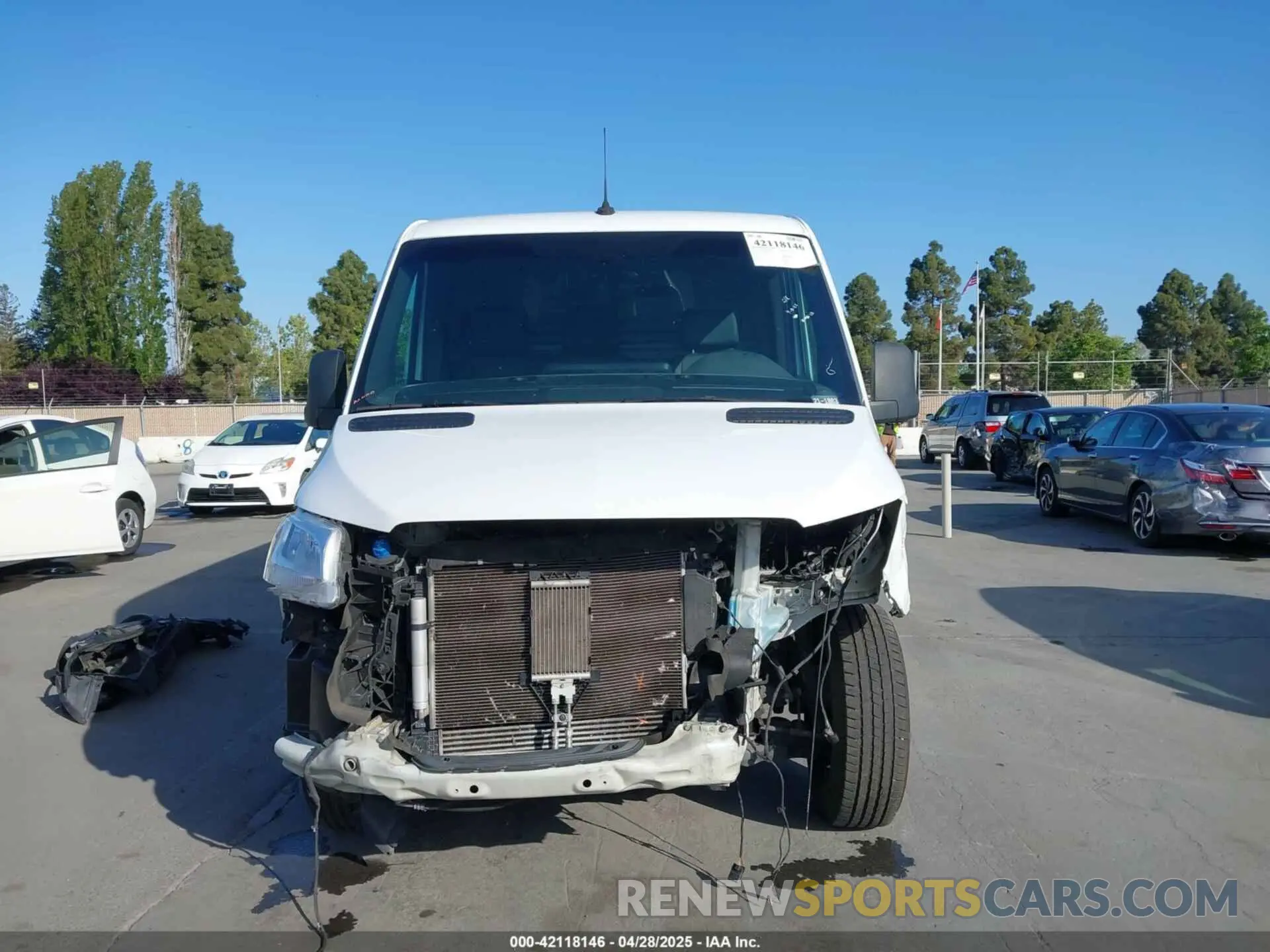 13 Photograph of a damaged car W1Y4EBHY8MT075330 MERCEDES-BENZ SPRINTER 2500 2021