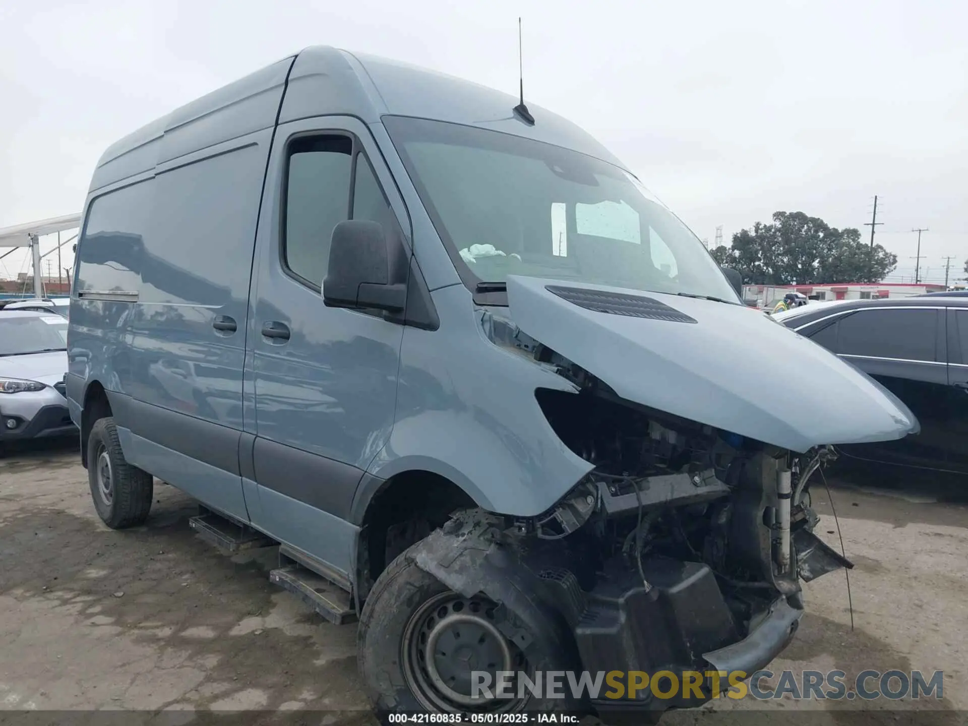 1 Photograph of a damaged car W1Y4EBVY6MT057476 MERCEDES-BENZ SPRINTER 2500 2021
