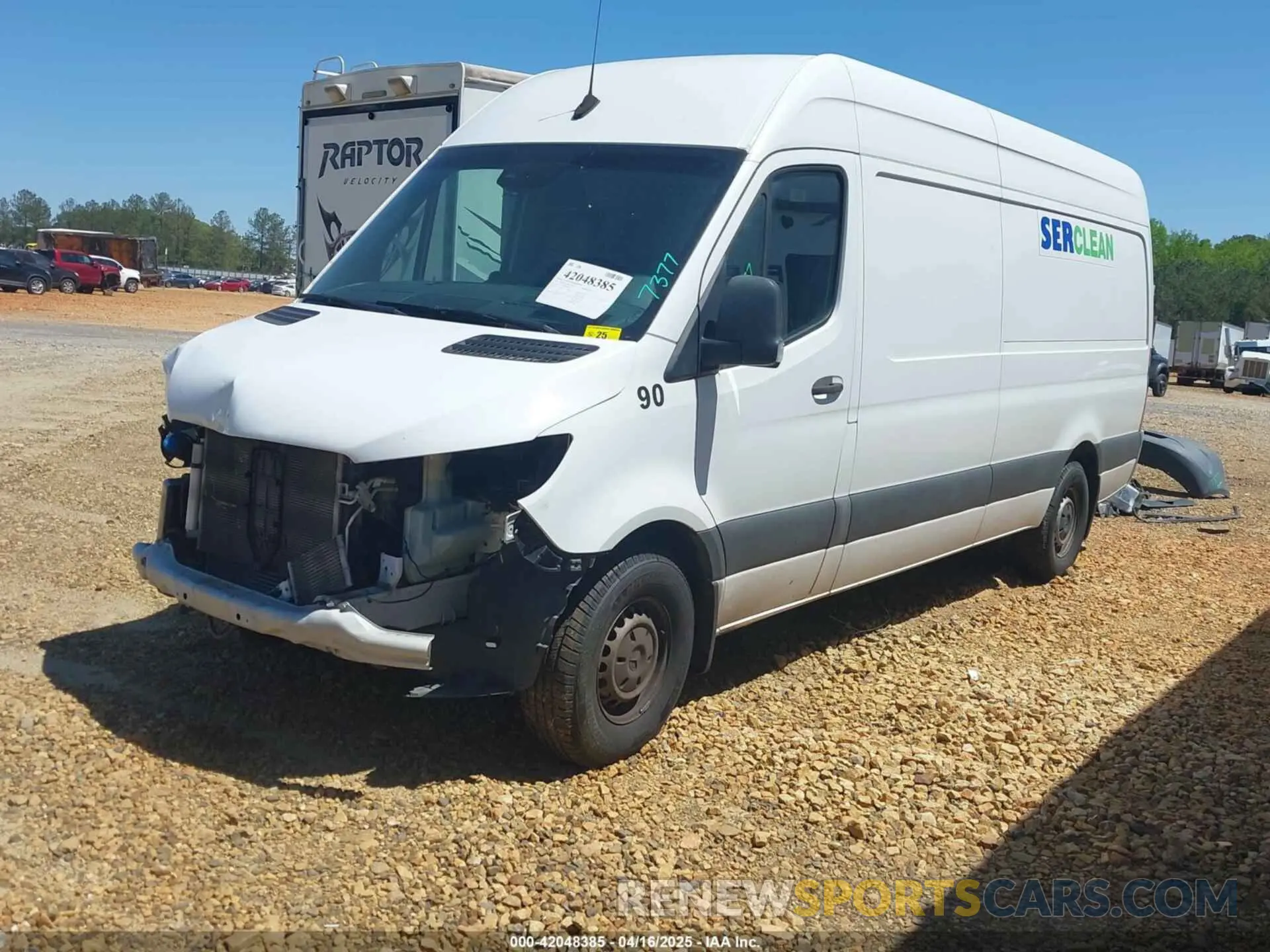 2 Photograph of a damaged car W1Y4ECHY9MT065430 MERCEDES-BENZ SPRINTER 2500 2021